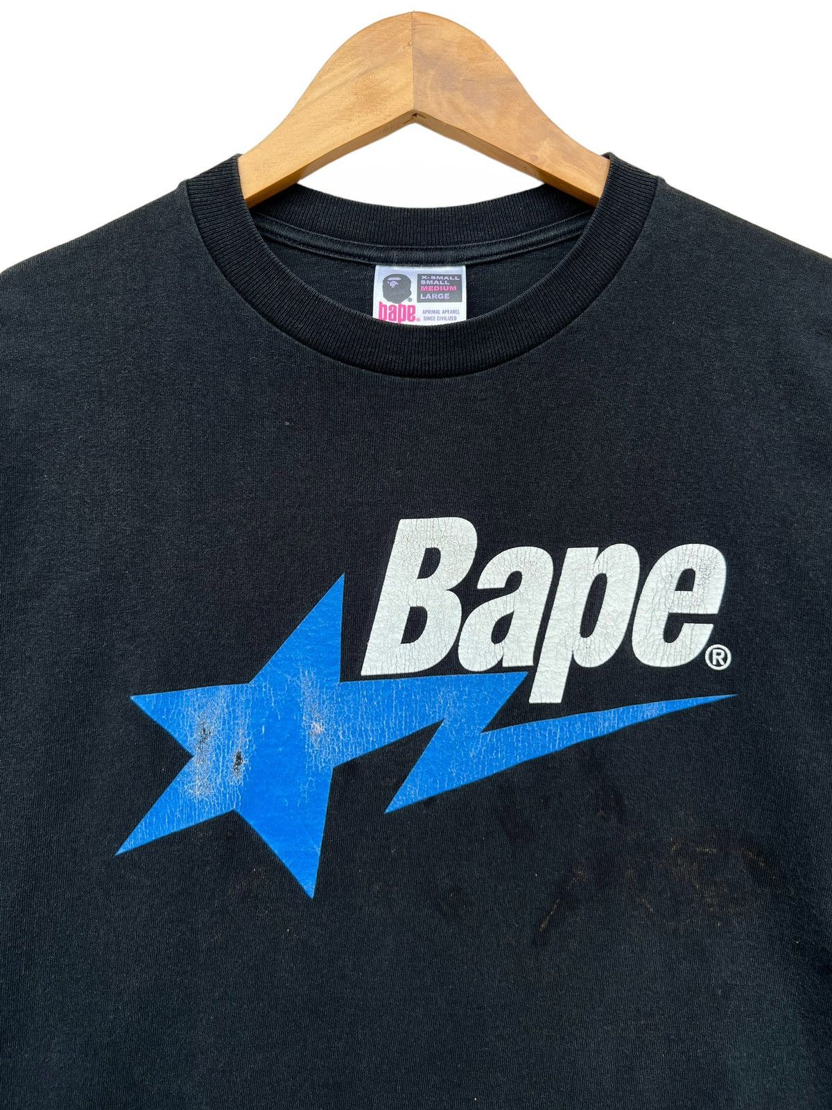 Bape Vintage Bape Star Tee Bape star Medium Size US M / EU 48-50 / 2 - 5 Thumbnail