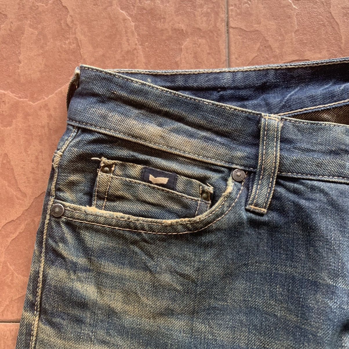 GAS × Japanese Brand × Vintage VINTAGE GAS MODEL NORTON 30x32 JEANS MUDWASH DENIM PANTS Size US 30 / EU 46 - 5 Thumbnail
