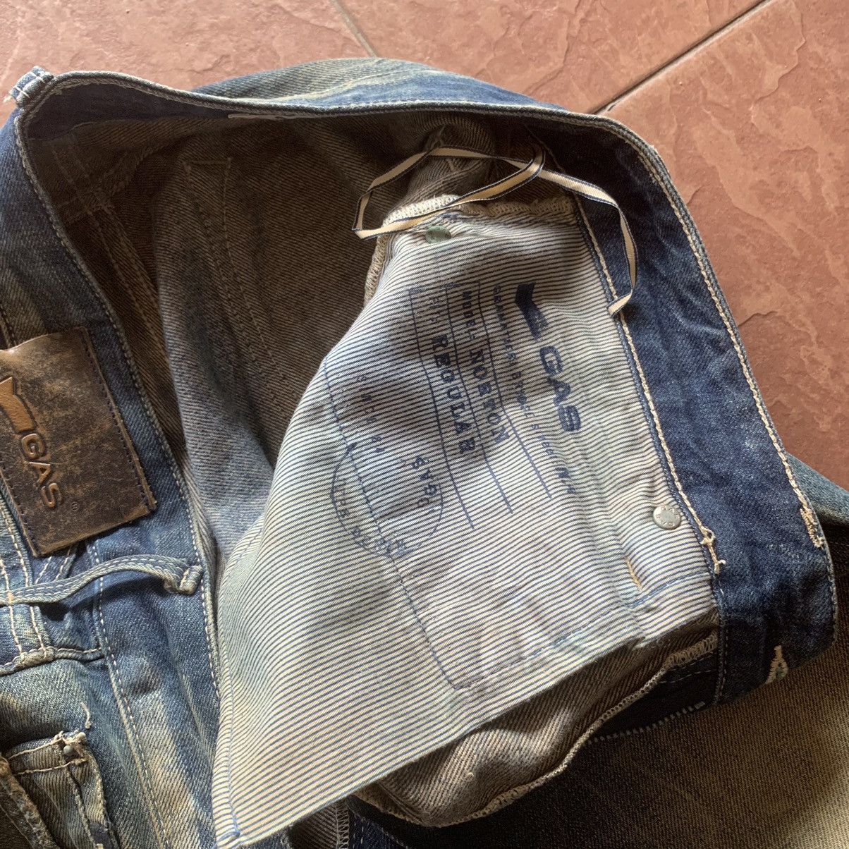 GAS × Japanese Brand × Vintage VINTAGE GAS MODEL NORTON 30x32 JEANS MUDWASH DENIM PANTS Size US 30 / EU 46 - 10 Thumbnail