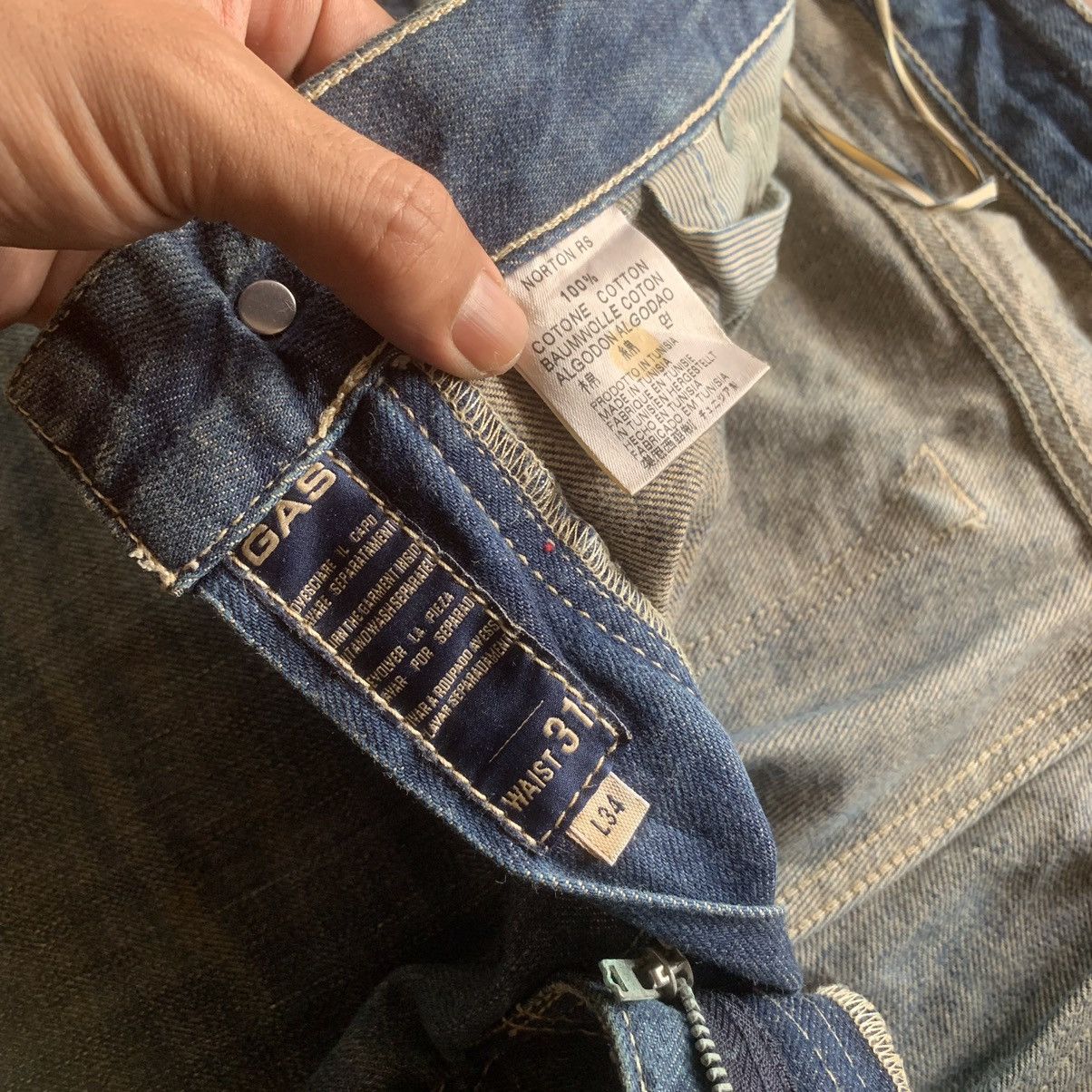GAS × Japanese Brand × Vintage VINTAGE GAS MODEL NORTON 30x32 JEANS MUDWASH DENIM PANTS Size US 30 / EU 46 - 9 Thumbnail