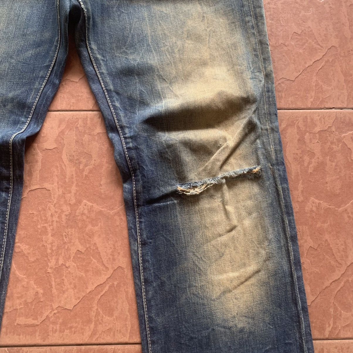 GAS × Japanese Brand × Vintage VINTAGE GAS MODEL NORTON 30x32 JEANS MUDWASH DENIM PANTS Size US 30 / EU 46 - 4 Thumbnail
