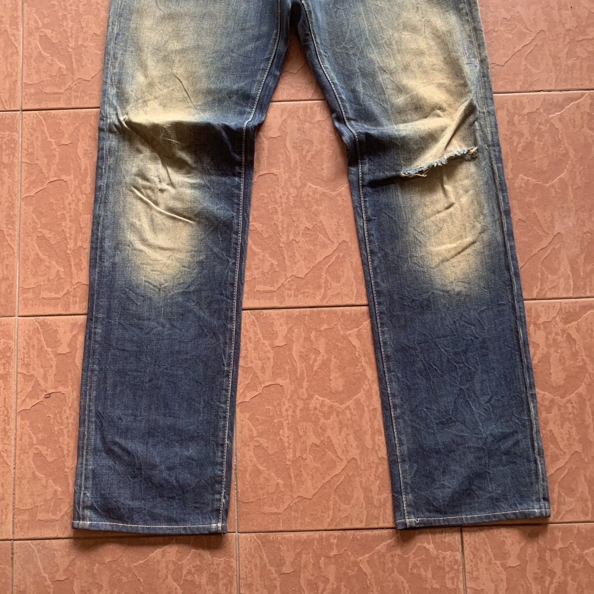 GAS × Japanese Brand × Vintage VINTAGE GAS MODEL NORTON 30x32 JEANS MUDWASH DENIM PANTS Size US 30 / EU 46 - 3 Thumbnail