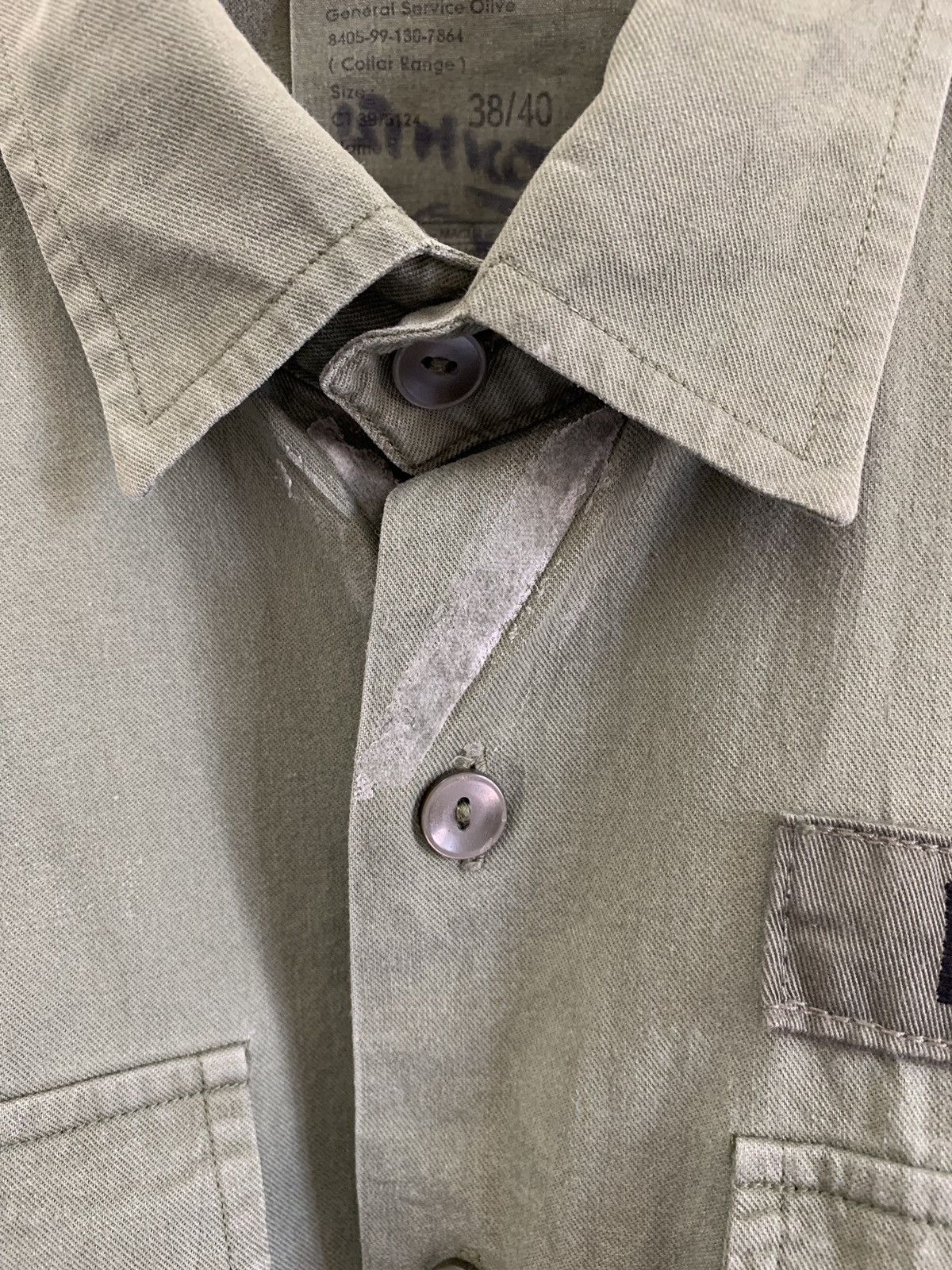 Other Authentic 80s Olive Green Vintage Army Shirts Size US S / EU 44-46 / 1 - 4 Thumbnail