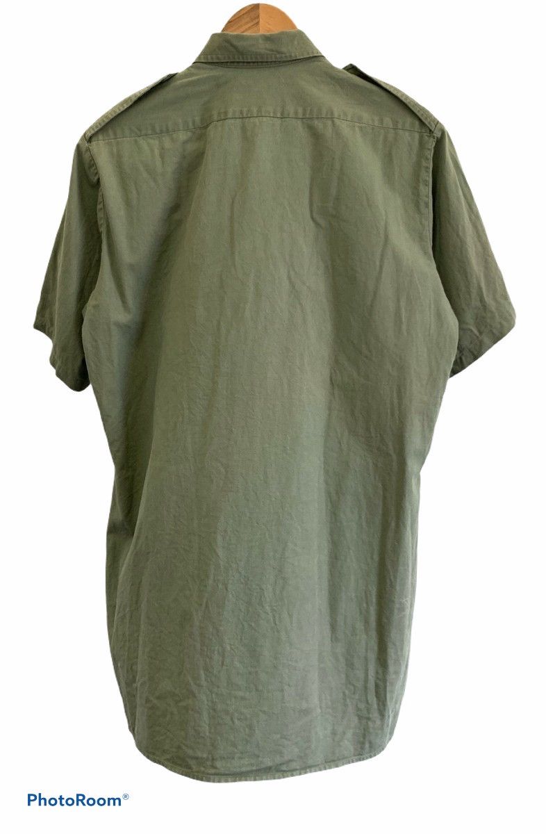 Other Authentic 80s Olive Green Vintage Army Shirts Size US S / EU 44-46 / 1 - 3 Thumbnail