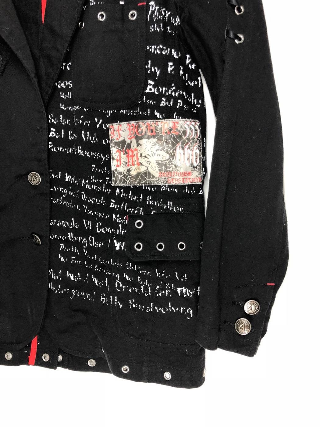 Japanese Brand × Seditionaries 🇯🇵 Crazy Anarchyism Punk Gothic Seditionaries Jacket Size US S / EU 44-46 / 1 - 4 Thumbnail