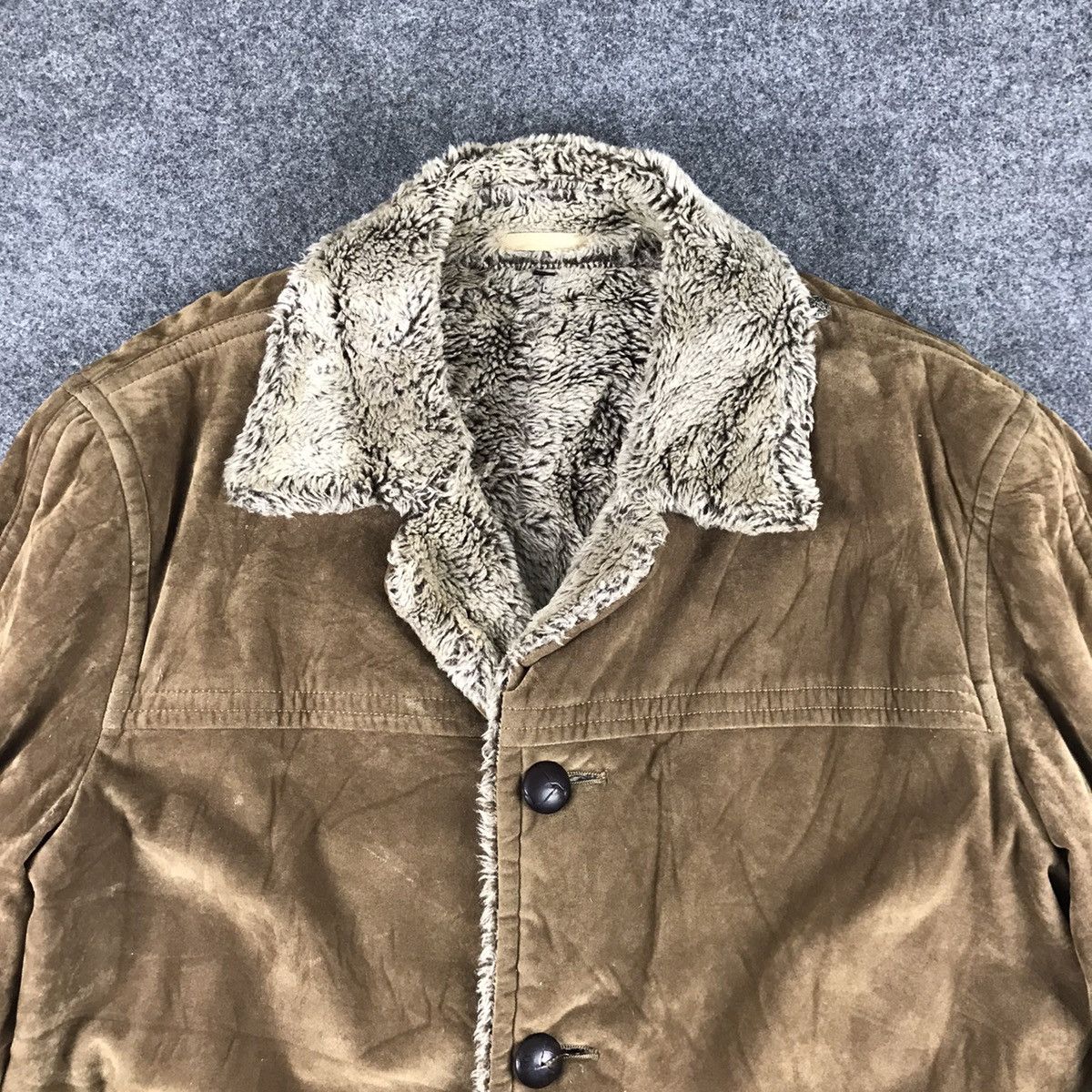 Japanese Brand × Vintage Vintage Rare Design Winter Mohair Jacket Size US XXL / EU 58 / 5 - 3 Thumbnail