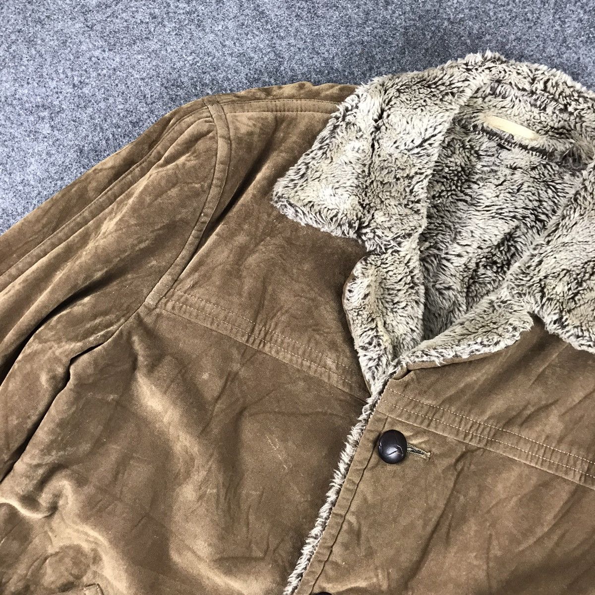 Japanese Brand × Vintage Vintage Rare Design Winter Mohair Jacket Size US XXL / EU 58 / 5 - 4 Thumbnail