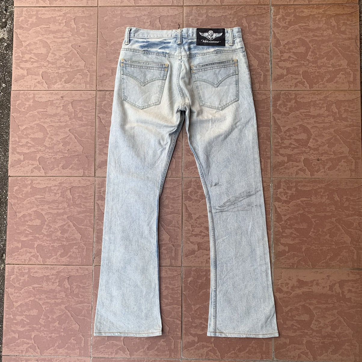 Japanese Brand 💥STEALS!FLARE/BOOTCUT VINTAGE JAPAN RIPPED FADED JEANS W31 Size US 31 - 8 Thumbnail