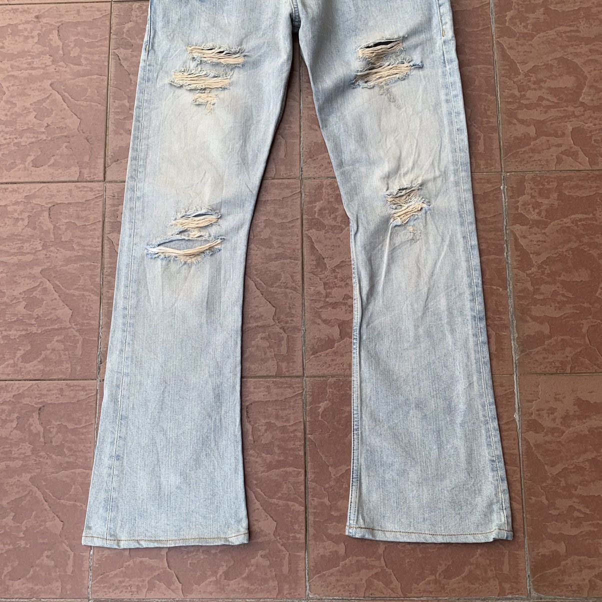 Japanese Brand 💥STEALS!FLARE/BOOTCUT VINTAGE JAPAN RIPPED FADED JEANS W31 Size US 31 - 5 Thumbnail