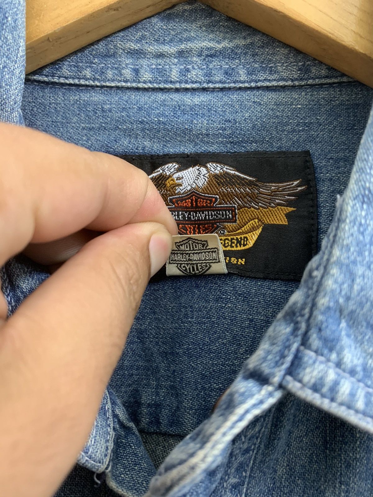 Harley Davidson × Japanese Brand Harley Davidson Embroidery Logo Western Shirts Size US M / EU 48-50 / 2 - 5 Thumbnail