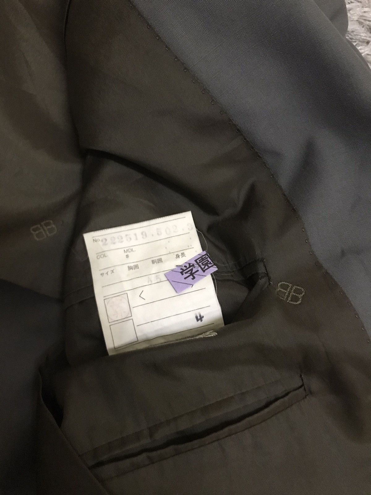 Balenciaga 🔥Vintage Balenciaga Double Breasted Blazer Size 38S - 13 Thumbnail