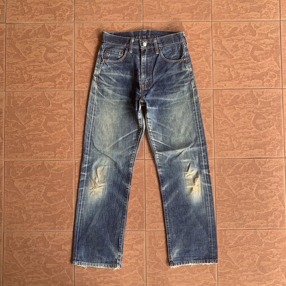 Levi's × Vintage 💥 STEALS💥 1970’s VINTAGE LEVI’S 502 REDLINE JEANS SELVEDGE Size US 28 / EU 44 - 1 Thumbnail