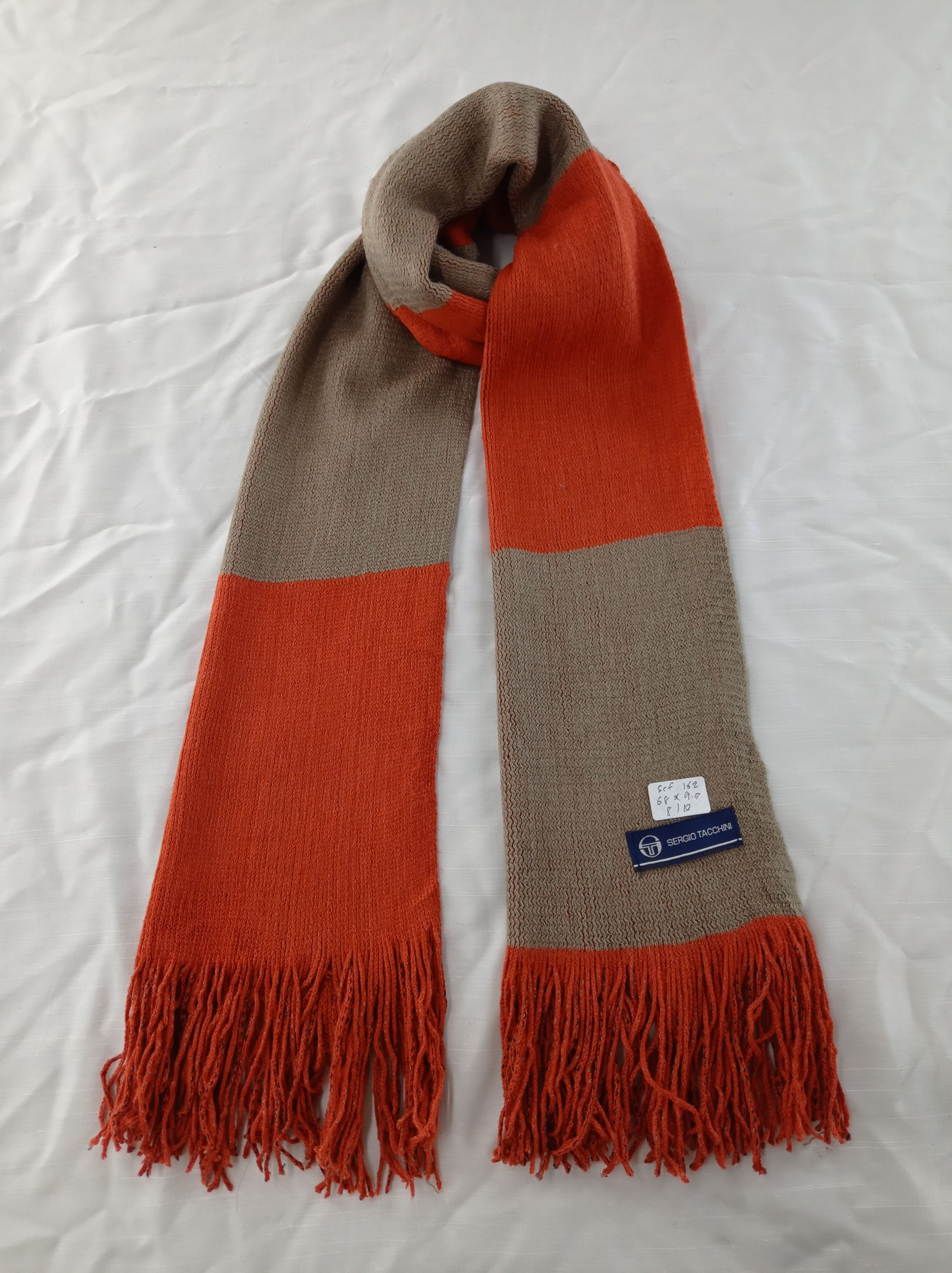 Sergio Tacchini × Vintage Vintage Sergio Tacchini Scarf / Muffler / Neckwear Size ONE SIZE - 1 Thumbnail