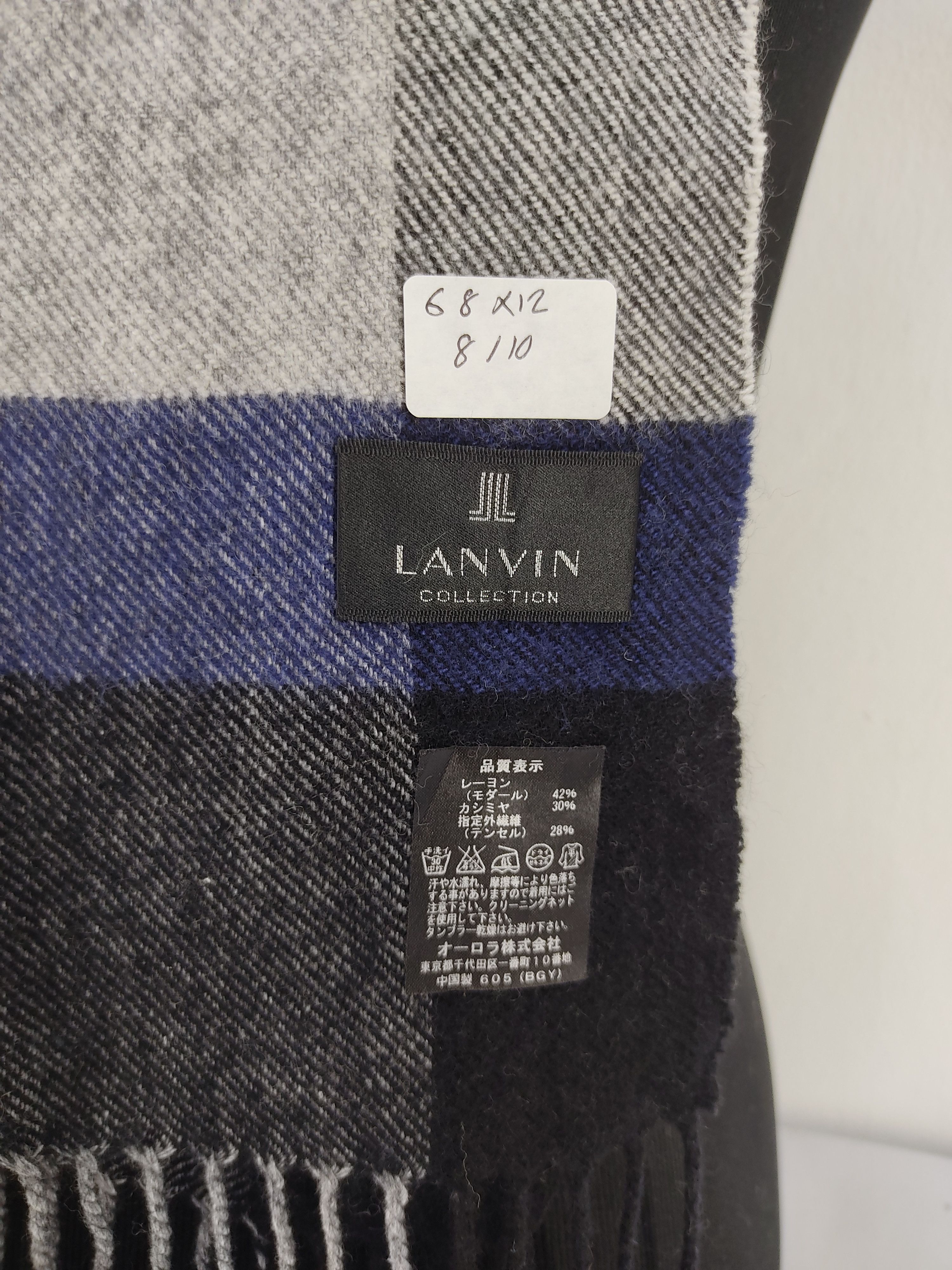 Lanvin Vintage Lanvin Scarf / Muffler / Neckwear Size ONE SIZE - 4 Thumbnail
