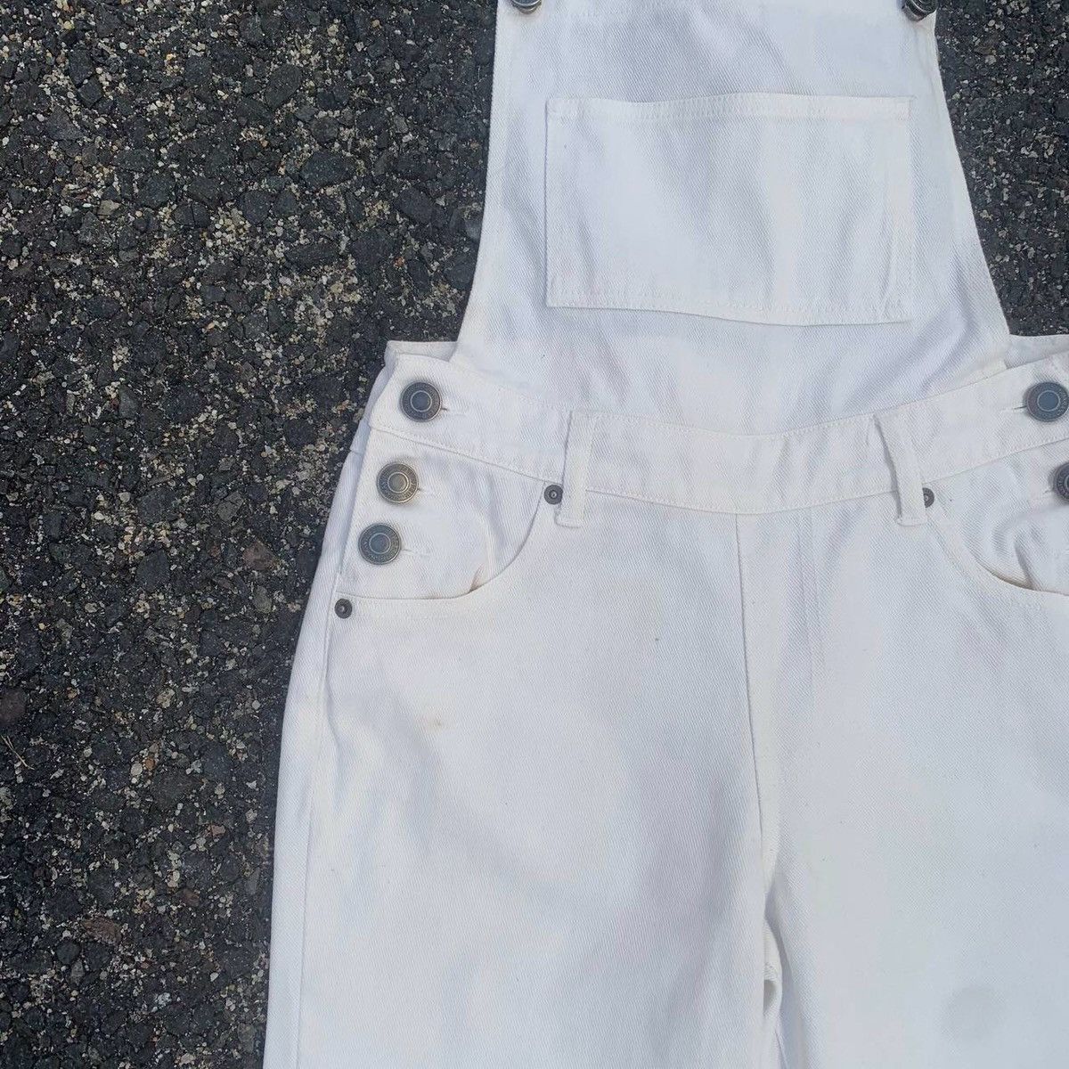 Japanese Brand Japanese Vintage Overalls Blank Streetwear Jumpsuits Size US 29 - 5 Thumbnail
