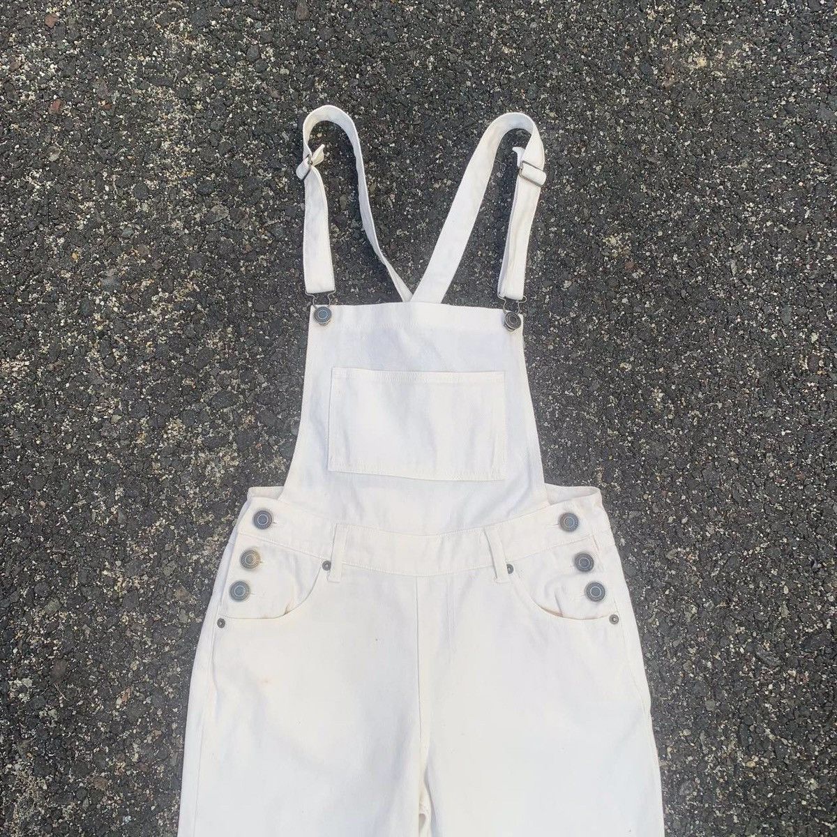 Japanese Brand Japanese Vintage Overalls Blank Streetwear Jumpsuits Size US 29 - 4 Thumbnail