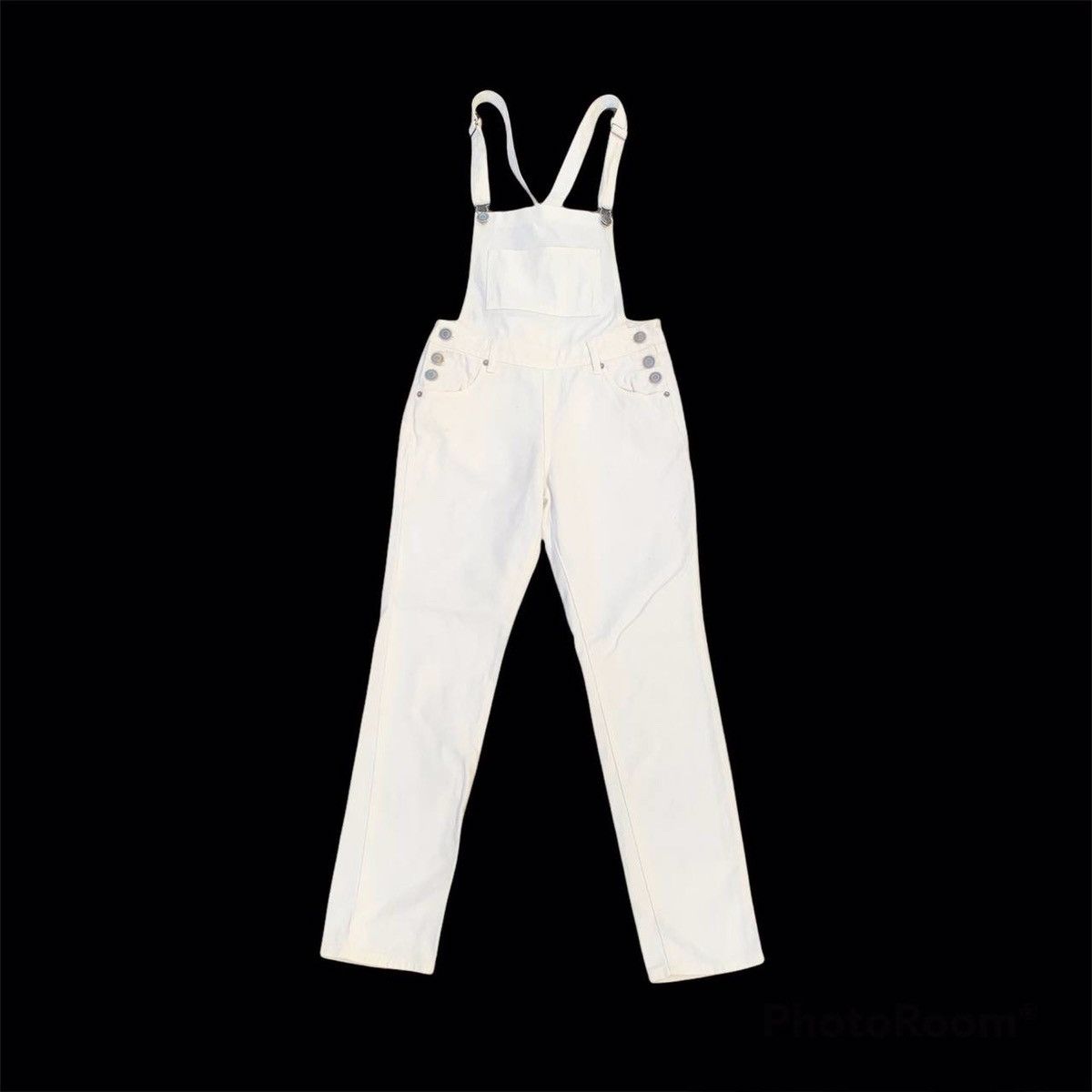 Japanese Brand Japanese Vintage Overalls Blank Streetwear Jumpsuits Size US 29 - 1 Thumbnail
