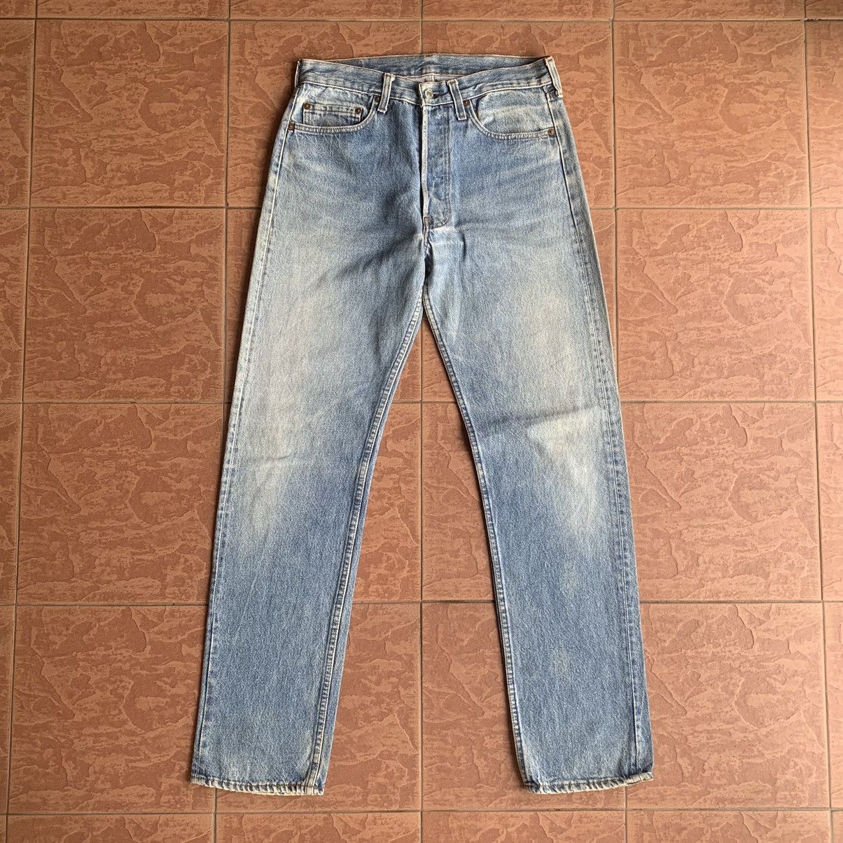 Levi's × Vintage 💥STEALS! 70’s VINTAGE LEVI’S 501 JEANS LEVIS 30x32 LIGHTWAS Size US 30 / EU 46 - 1 Thumbnail