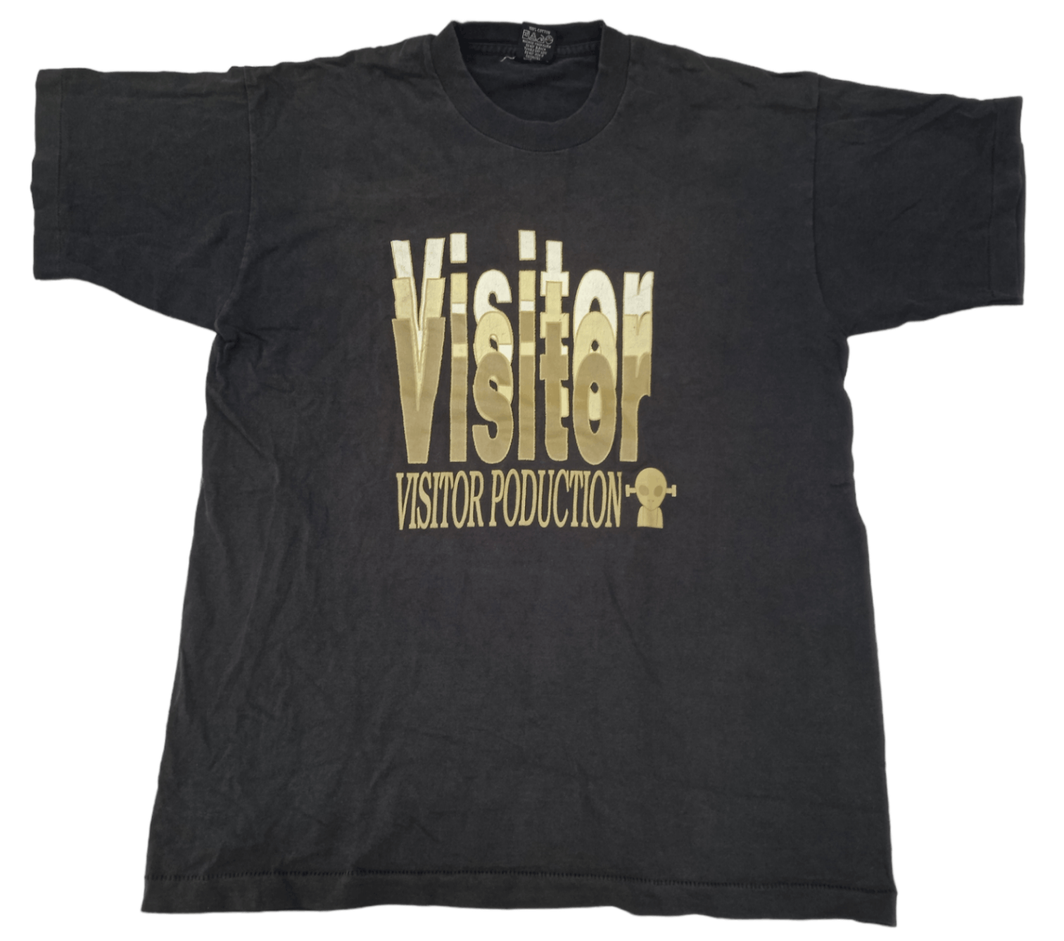 Vintage Vintage Visitor Production 90s Alien T-Shirt Size US L / EU 52-54 / 3 - 1 Thumbnail