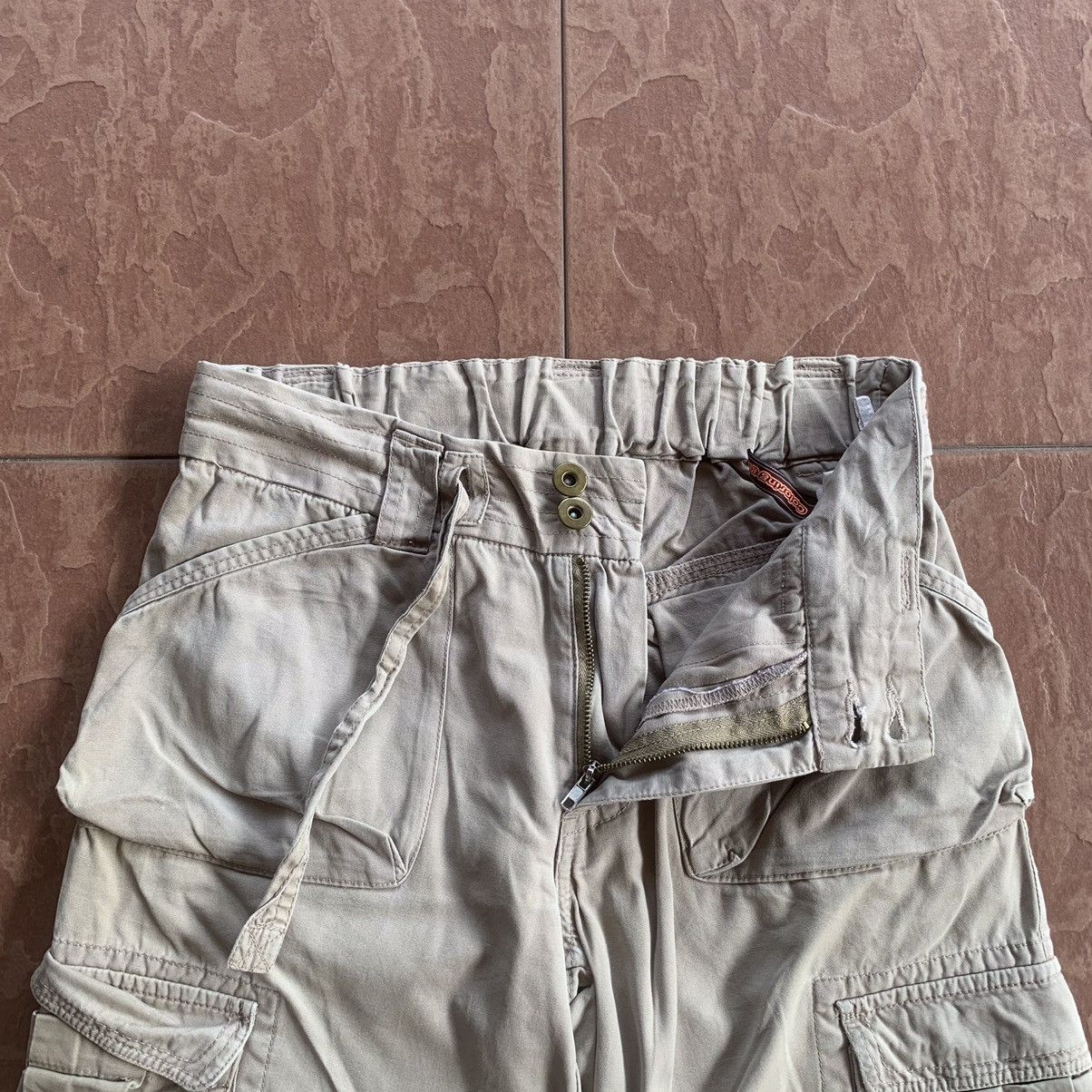 Japanese Brand × Vintage JAPANESE VINTAGE TROUSERS WITH TIE CARGO PANTS Size 27" / US 4 / IT 40 - 5 Thumbnail