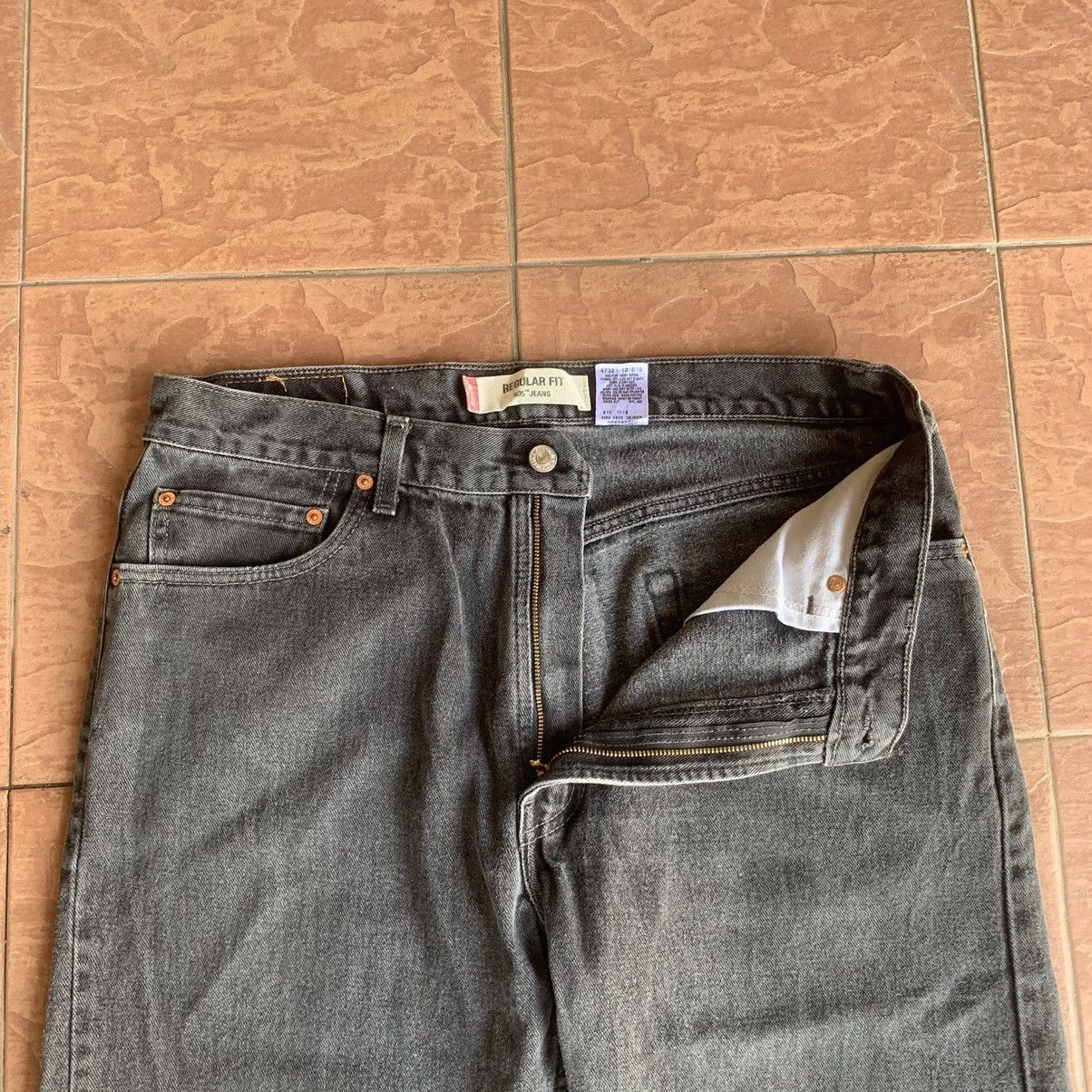 Levi's × Levi's Vintage Clothing × Vintage LEVI’S 505 JEANS LEVIS SUPERBLACK VINTAGE PANTS Size US 35 - 2 Thumbnail