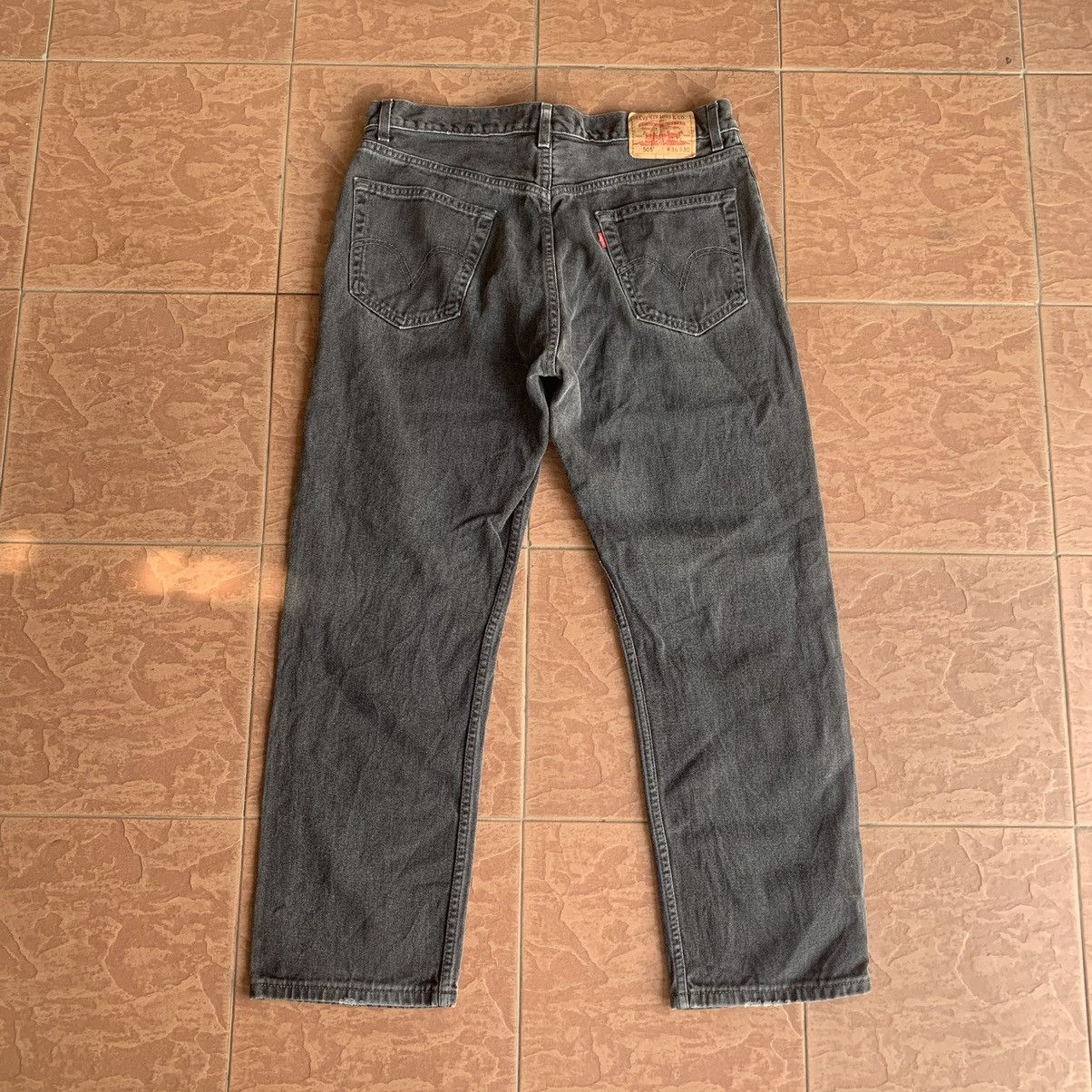 Levi's × Levi's Vintage Clothing × Vintage LEVI’S 505 JEANS LEVIS SUPERBLACK VINTAGE PANTS Size US 35 - 5 Thumbnail