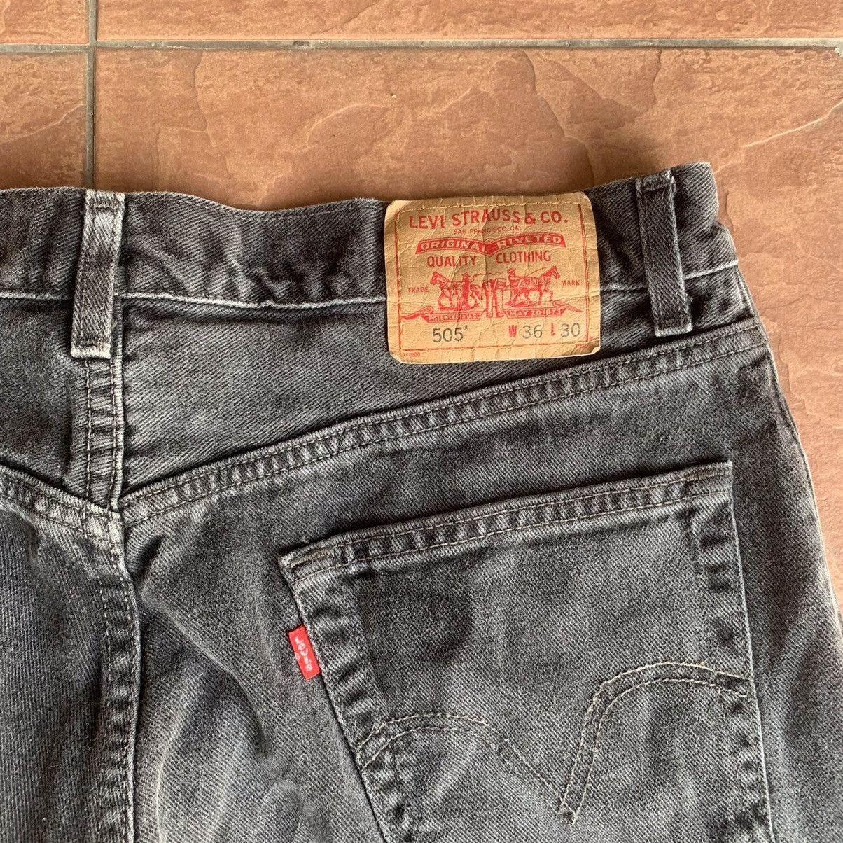 Levi's × Levi's Vintage Clothing × Vintage LEVI’S 505 JEANS LEVIS SUPERBLACK VINTAGE PANTS Size US 35 - 6 Thumbnail