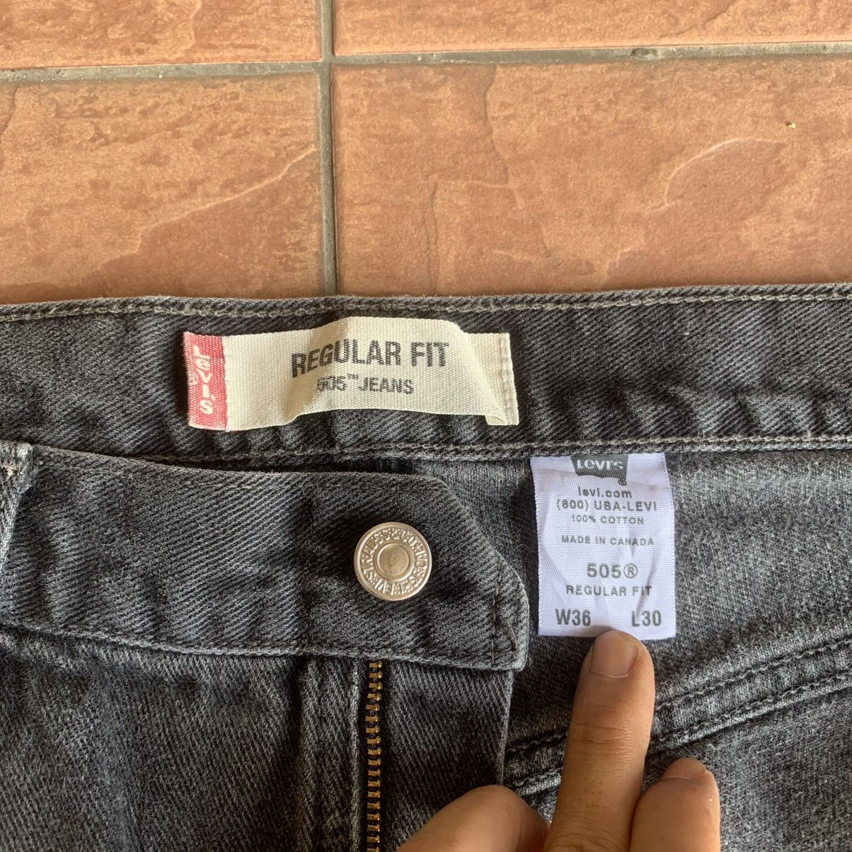 Levi's × Levi's Vintage Clothing × Vintage LEVI’S 505 JEANS LEVIS SUPERBLACK VINTAGE PANTS Size US 35 - 3 Thumbnail