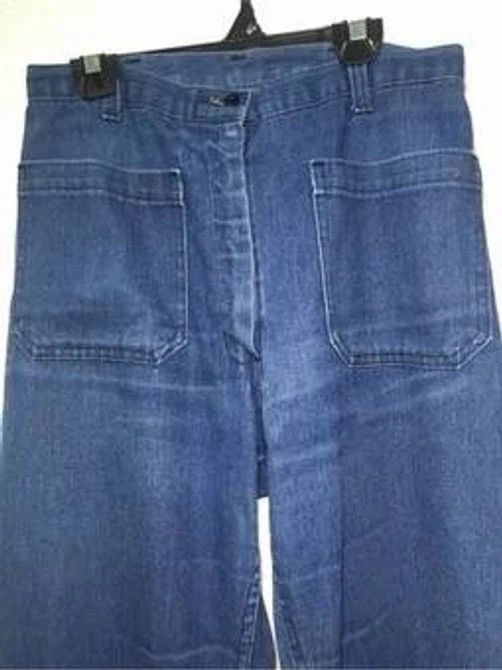 Vintage 💥 FLARES 60’s Denim U.S Navy Mens Sailor VERY RARE Bootcut Size US 27 - 3 Thumbnail