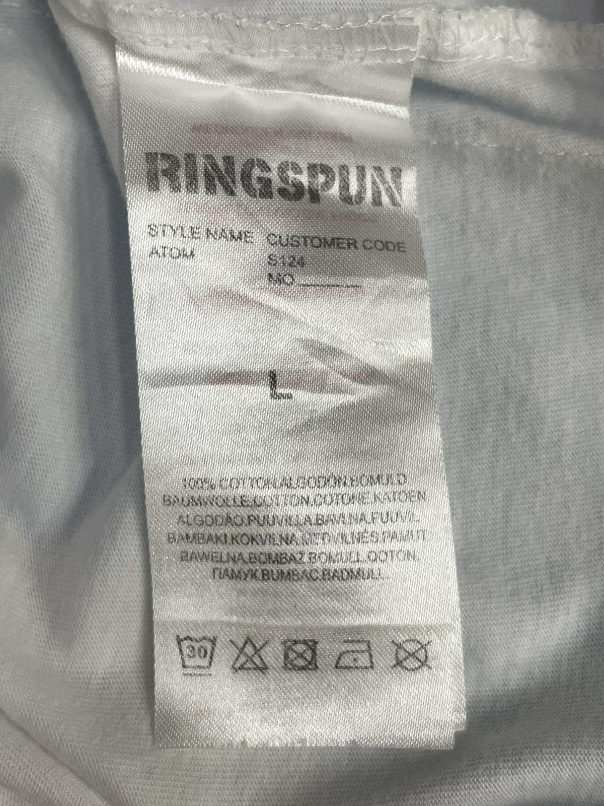 Ringspun × Vintage Ringspun Drop Beats Not Bombs Art Flower Nuclear Tshirt Size US L / EU 52-54 / 3 - 10 Thumbnail