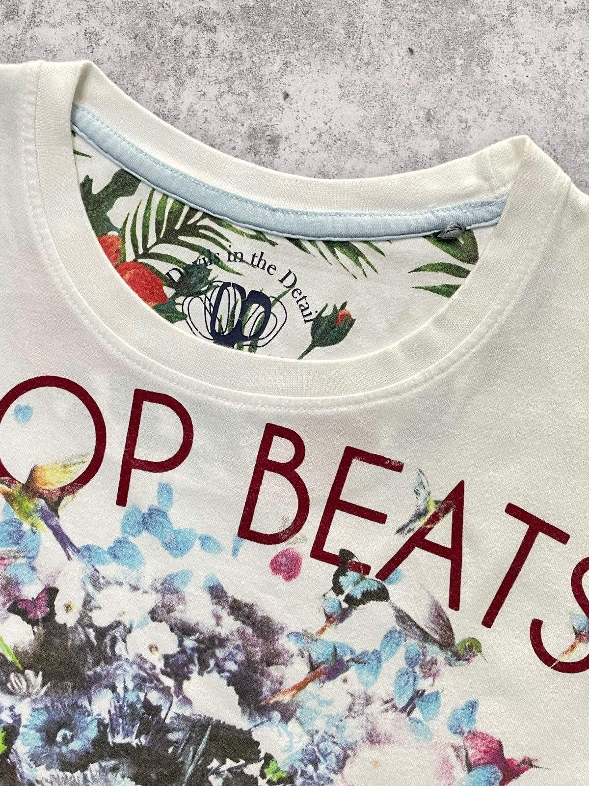 Ringspun × Vintage Ringspun Drop Beats Not Bombs Art Flower Nuclear Tshirt Size US L / EU 52-54 / 3 - 8 Thumbnail