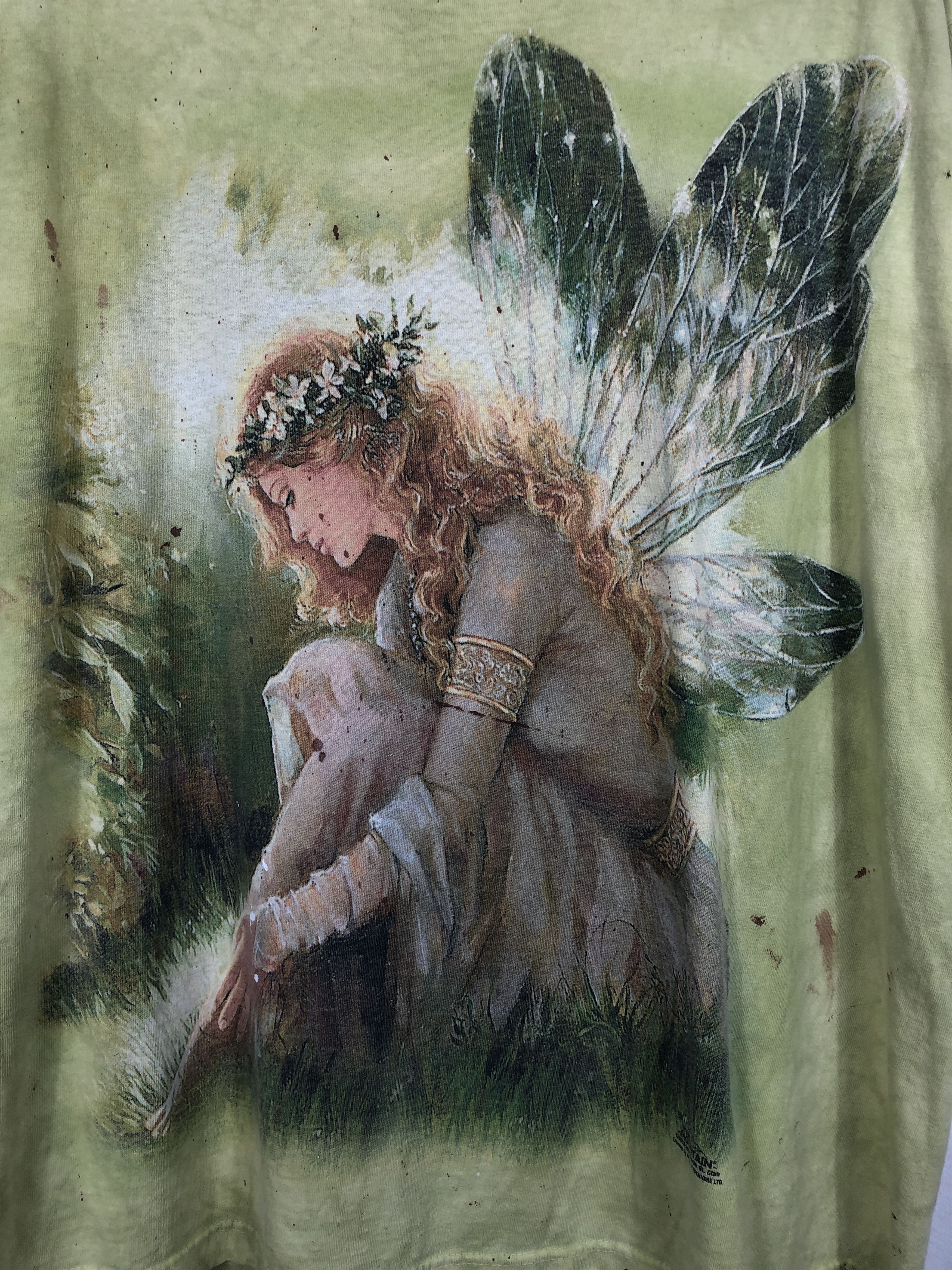 The Mountain Vintage The Mountain Fairy Distress T-Shirt Size US XL / EU 56 / 4 - 11 Thumbnail