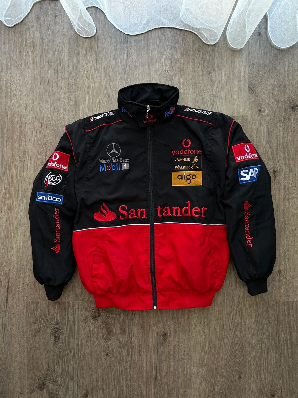 Vintage Mercedes-Benz Mobil 1 Santander Racing Jacket