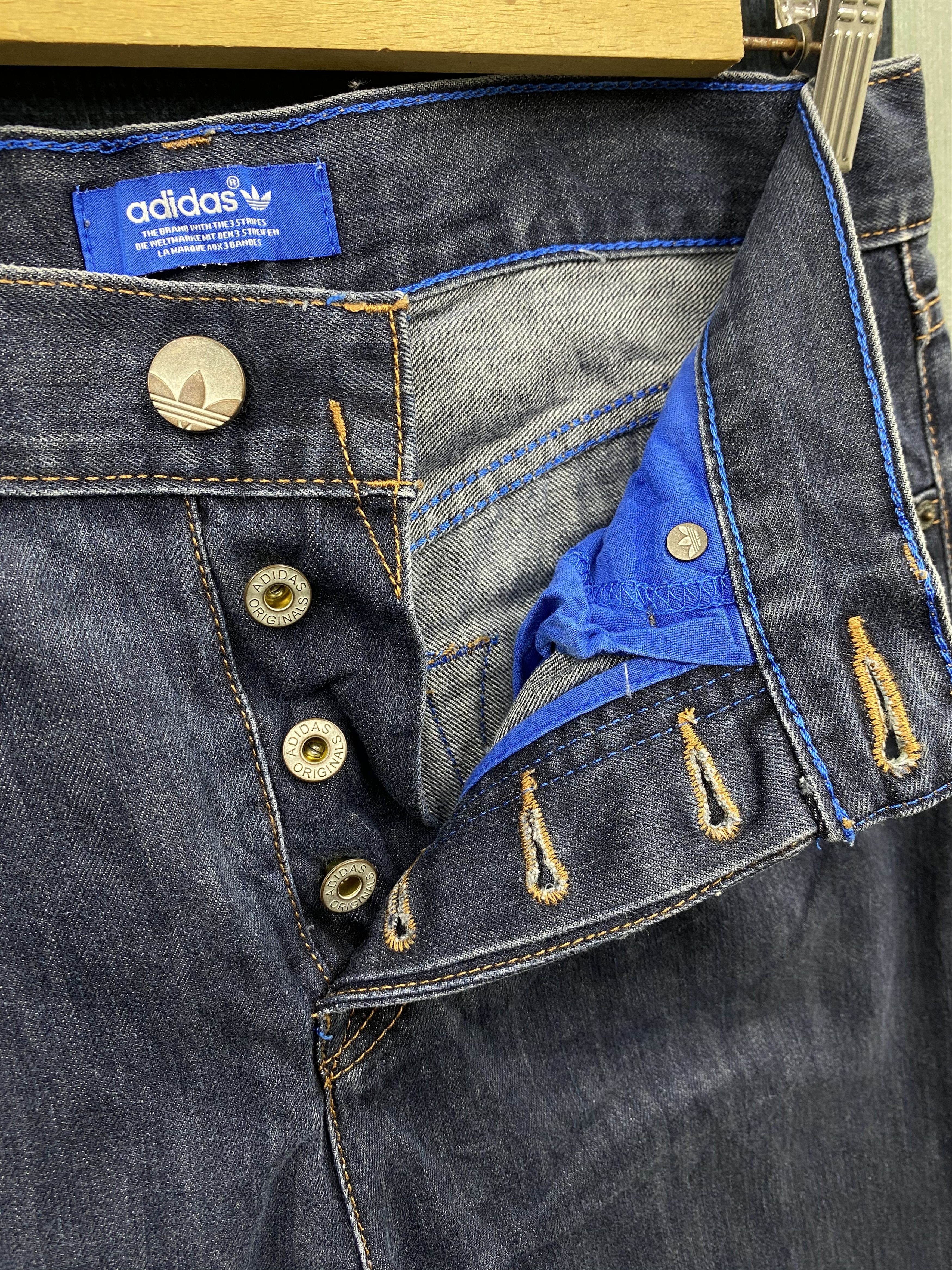 Adidas Adidas Trefoil Light Faded Denim Jeans Pants Size US 32 / EU 48 - 13 Thumbnail