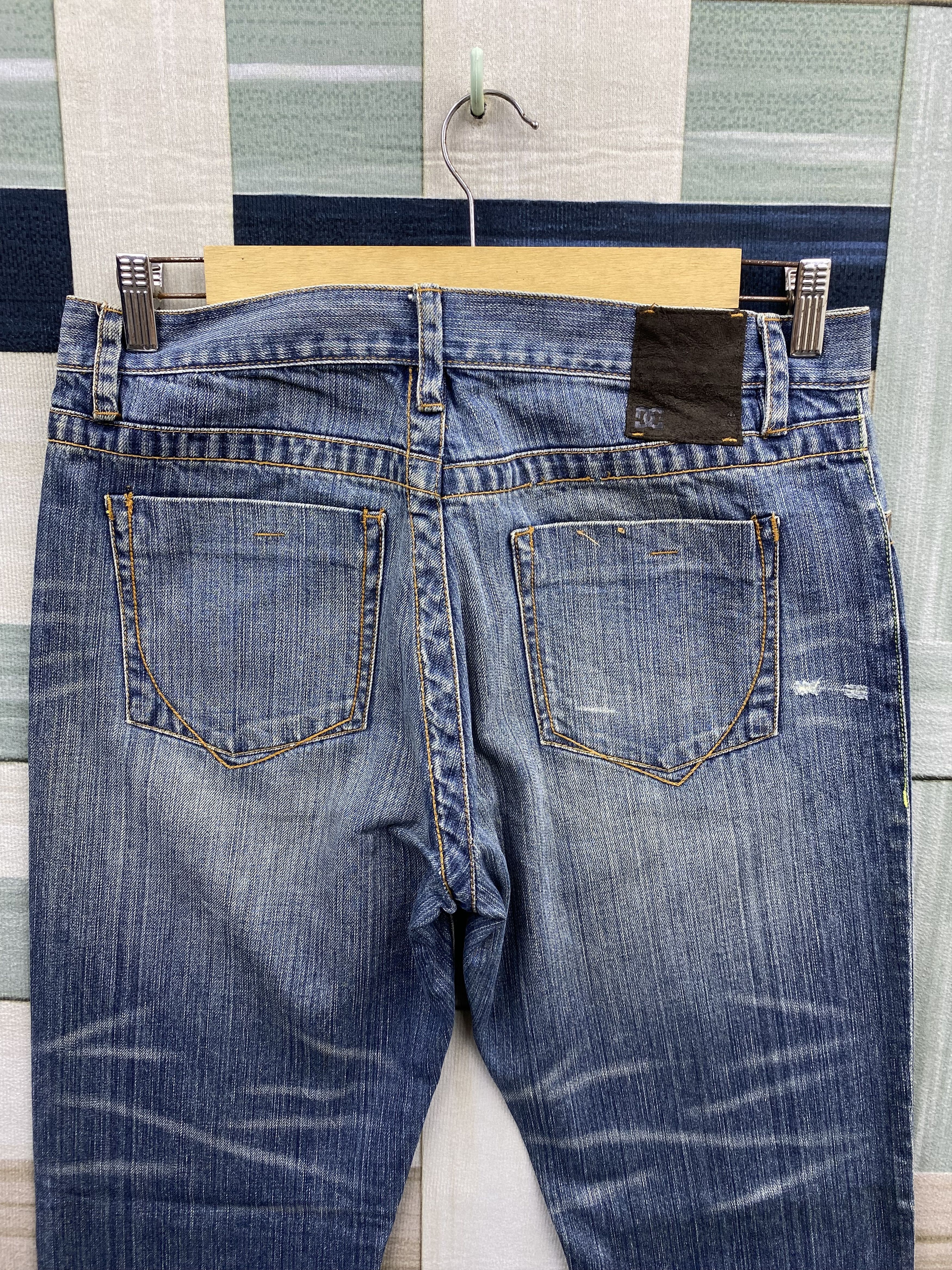DC Vintage Y2K DC Shoes Faded Blue Jean Size US 33 - 4 Thumbnail