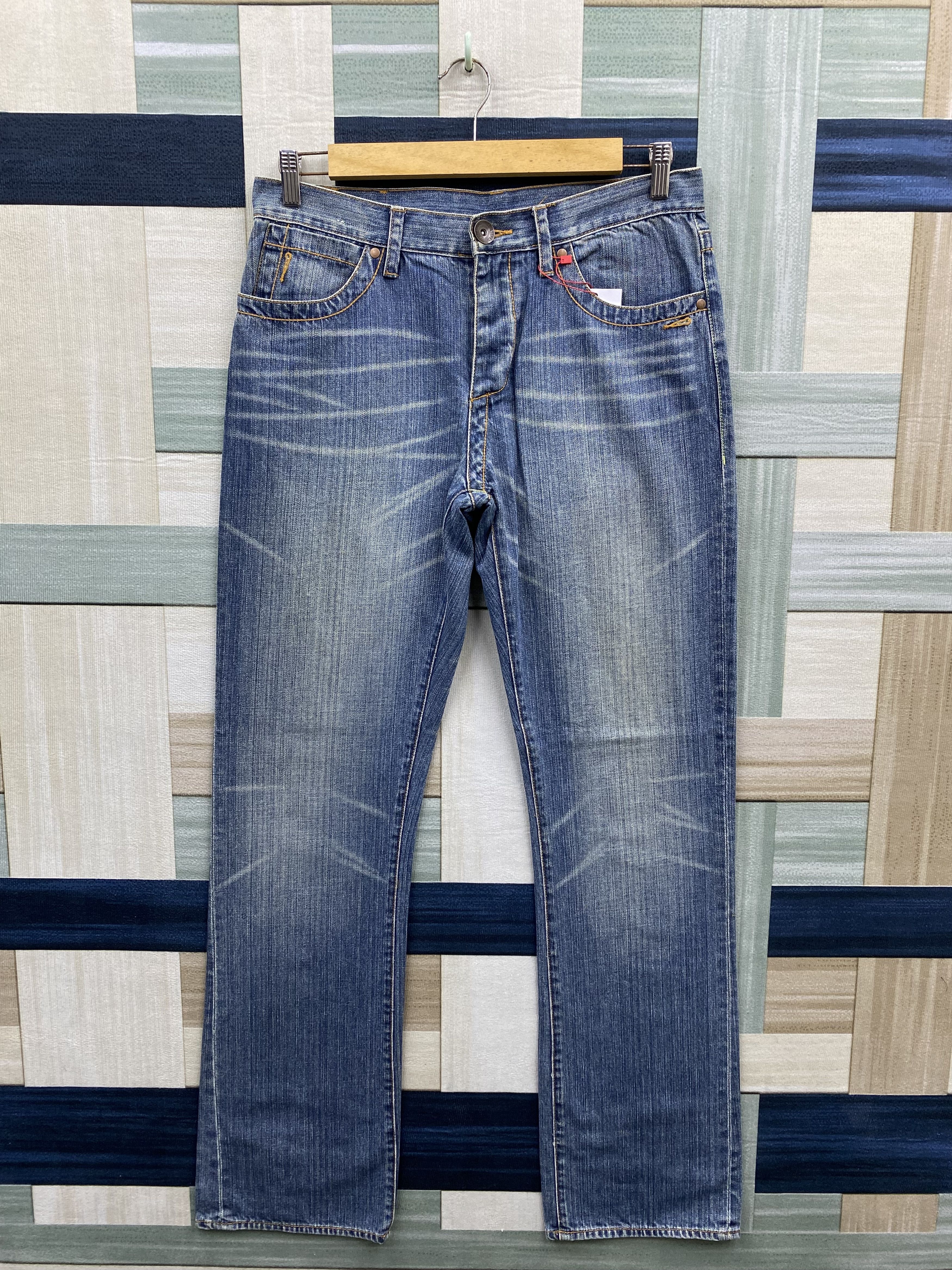 DC Vintage Y2K DC Shoes Faded Blue Jean Size US 33 - 1 Thumbnail