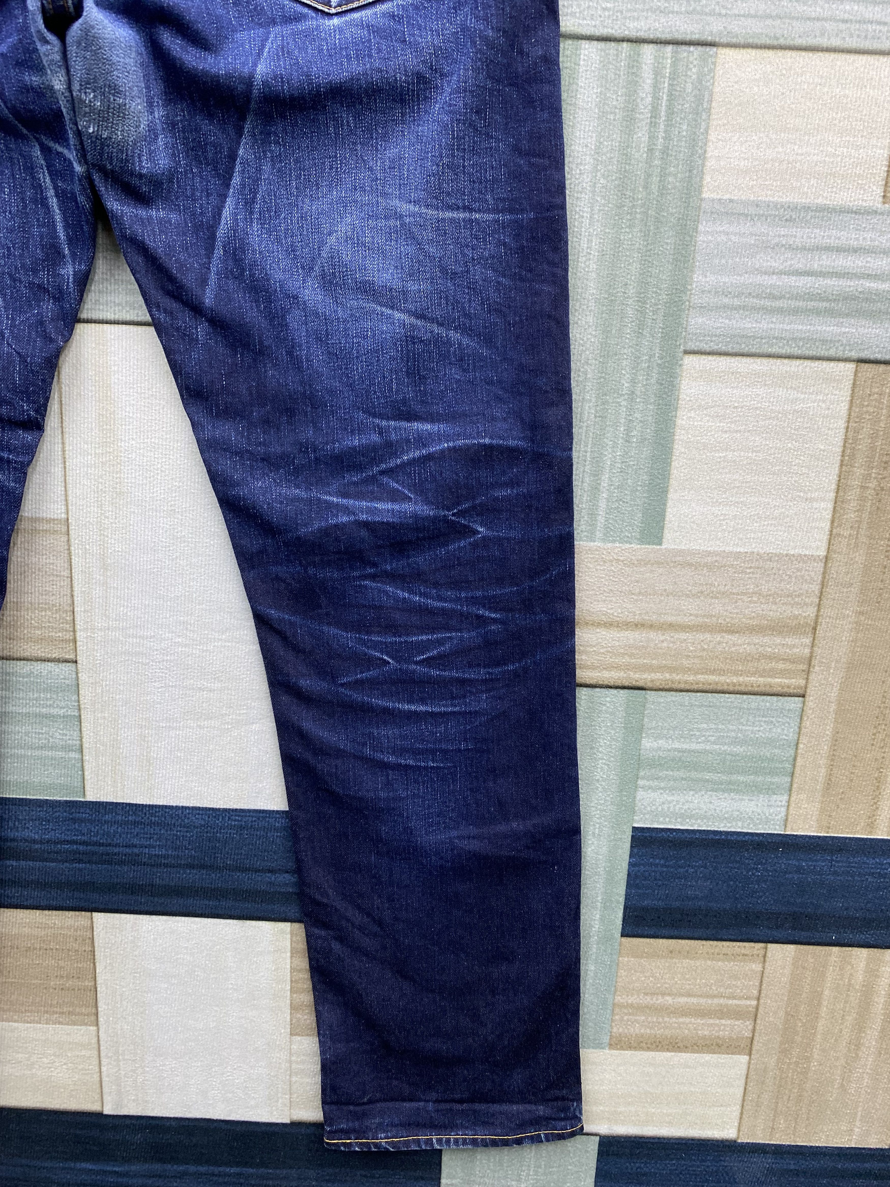 Japan Blue Jeans Japan Blue Jeans Lot. JB2100 Indigo Distress Denim Jean Size US 34 / EU 50 - 12 Thumbnail