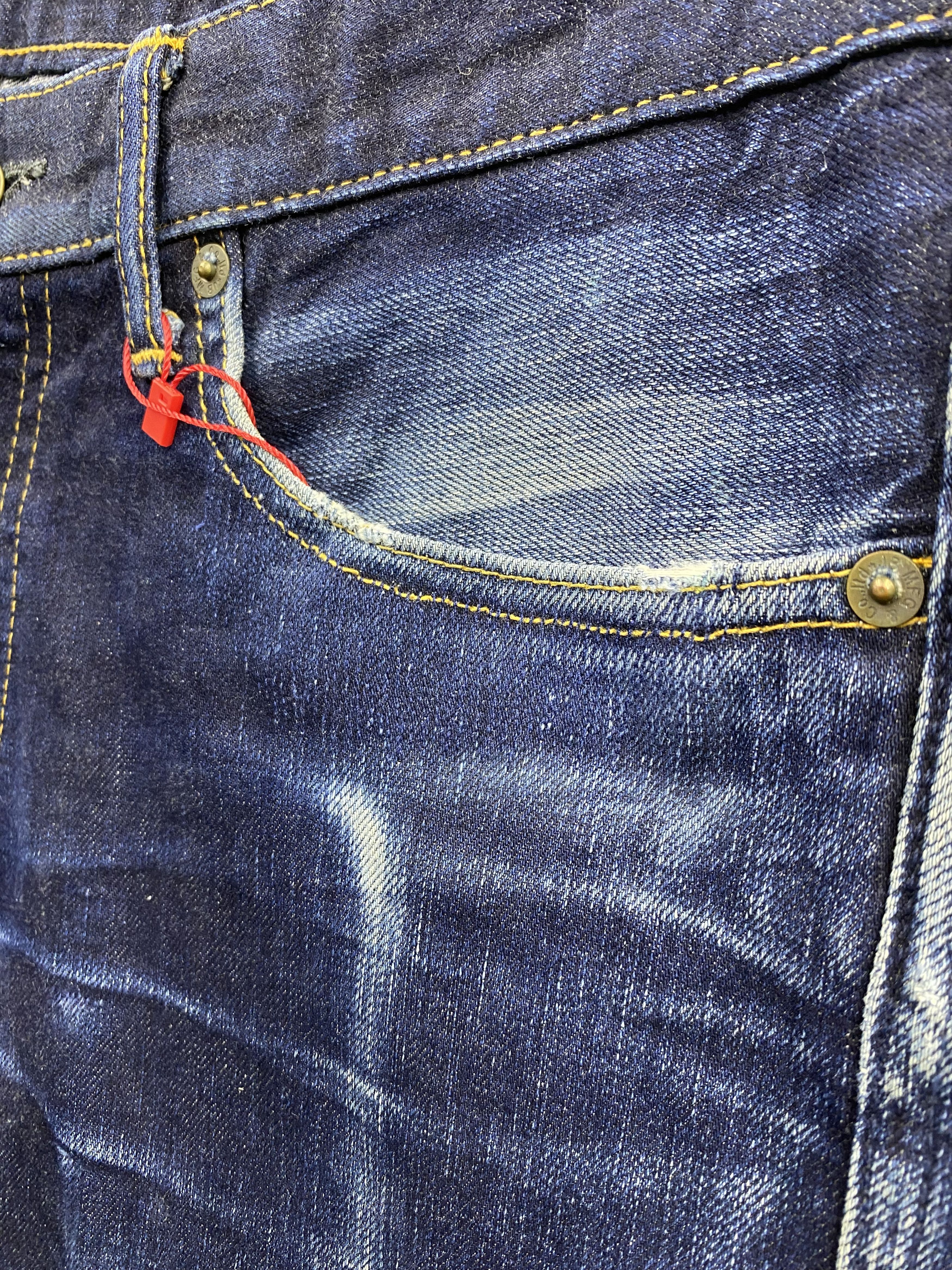 Japan Blue Jeans Japan Blue Jeans Lot. JB2100 Indigo Distress Denim Jean Size US 34 / EU 50 - 15 Thumbnail