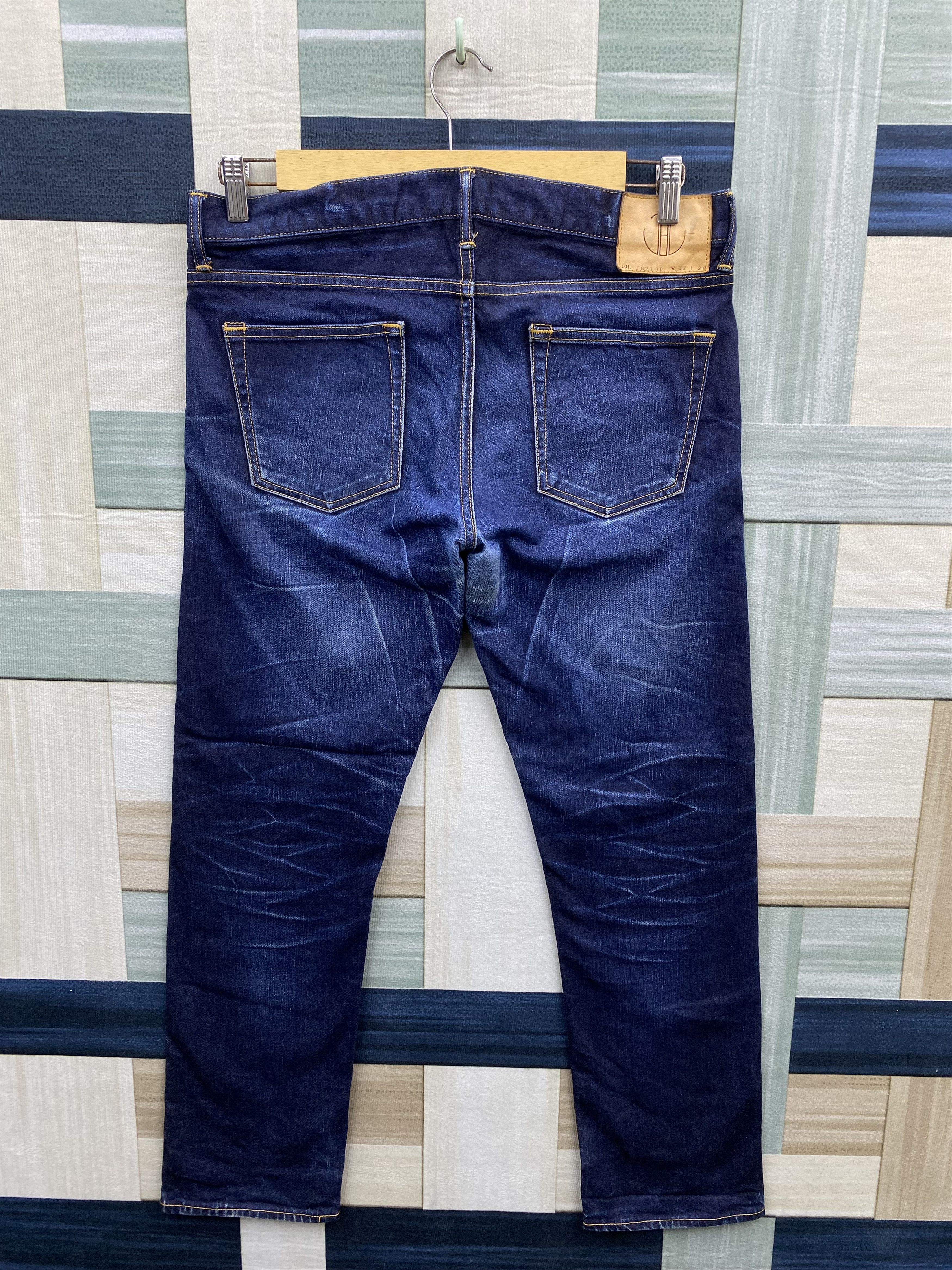 Japan Blue Jeans Japan Blue Jeans Lot. JB2100 Indigo Distress Denim Jean Size US 34 / EU 50 - 2 Thumbnail
