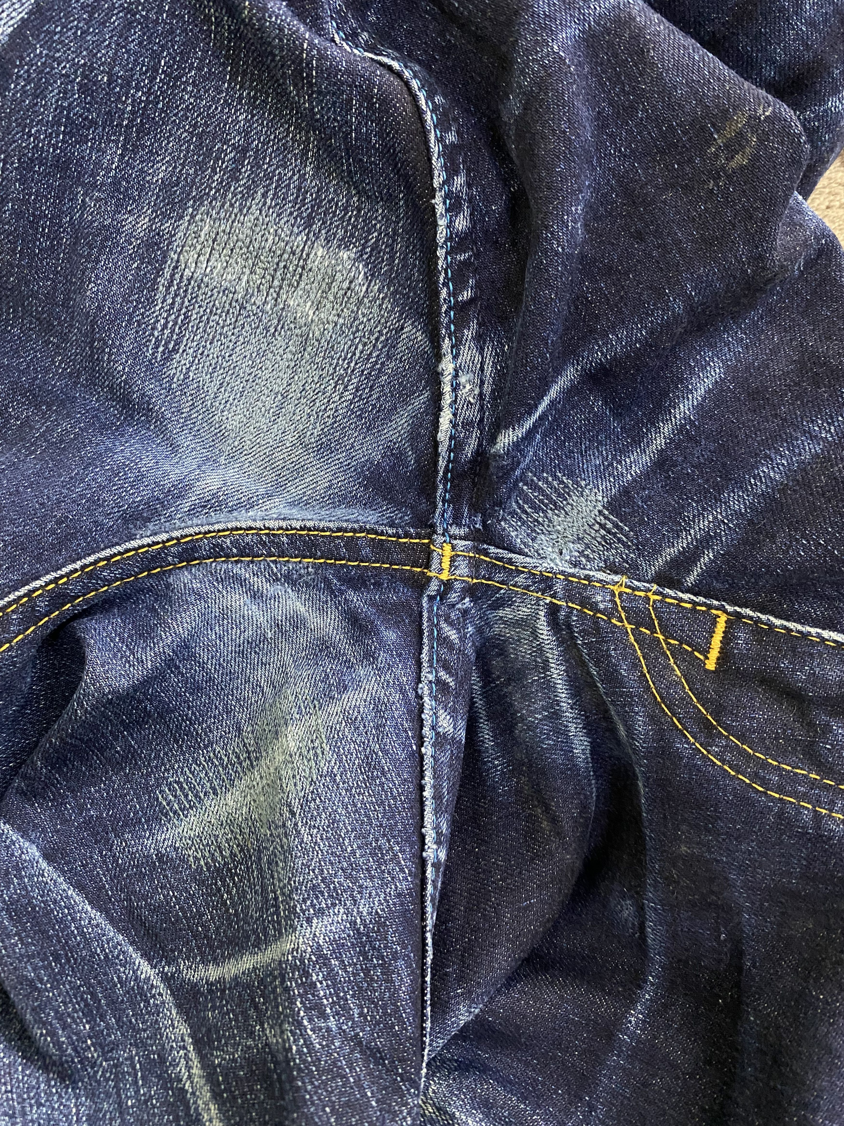 Japan Blue Jeans Japan Blue Jeans Lot. JB2100 Indigo Distress Denim Jean Size US 34 / EU 50 - 16 Thumbnail