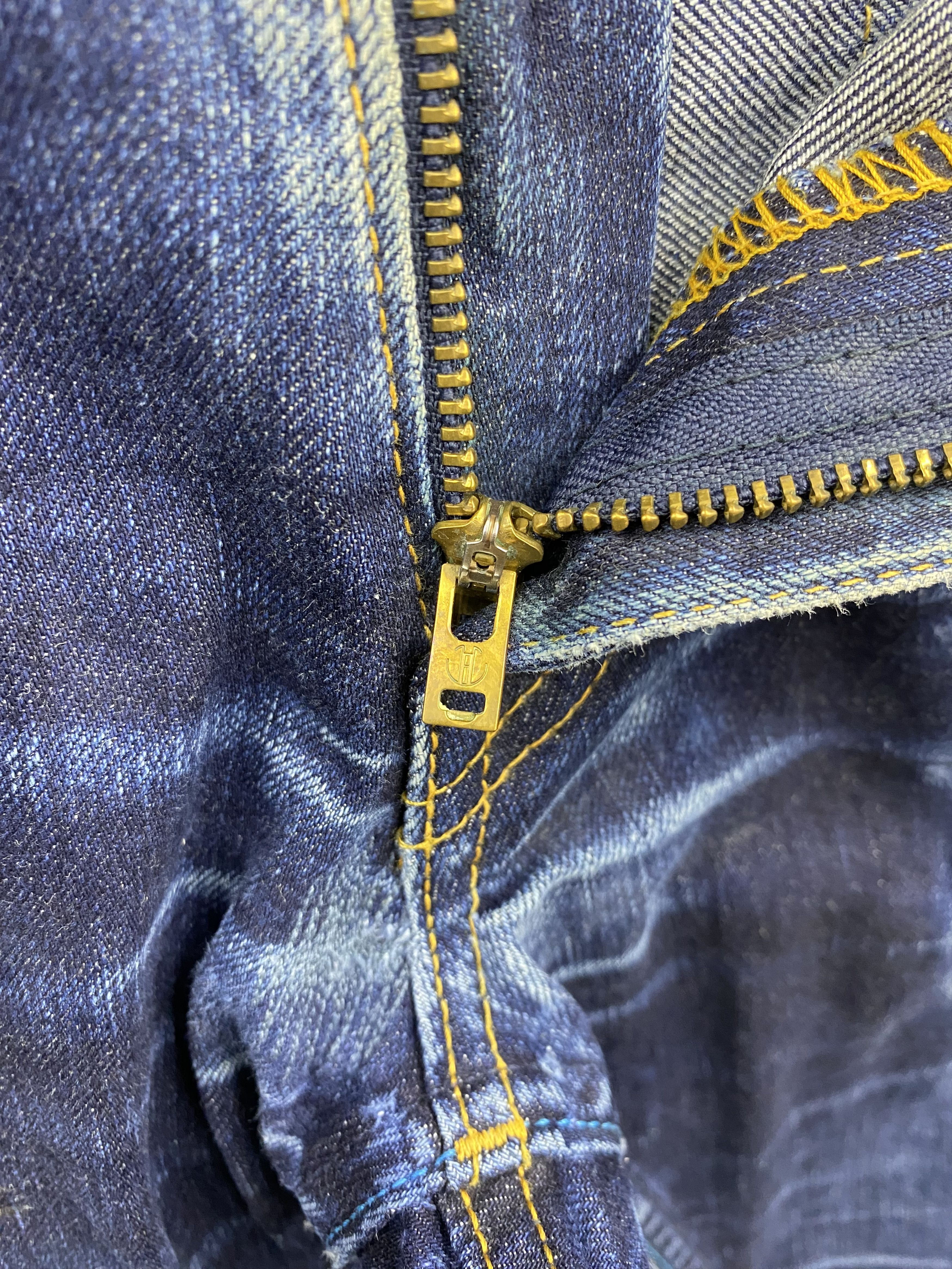 Japan Blue Jeans Japan Blue Jeans Lot. JB2100 Indigo Distress Denim Jean Size US 34 / EU 50 - 18 Thumbnail
