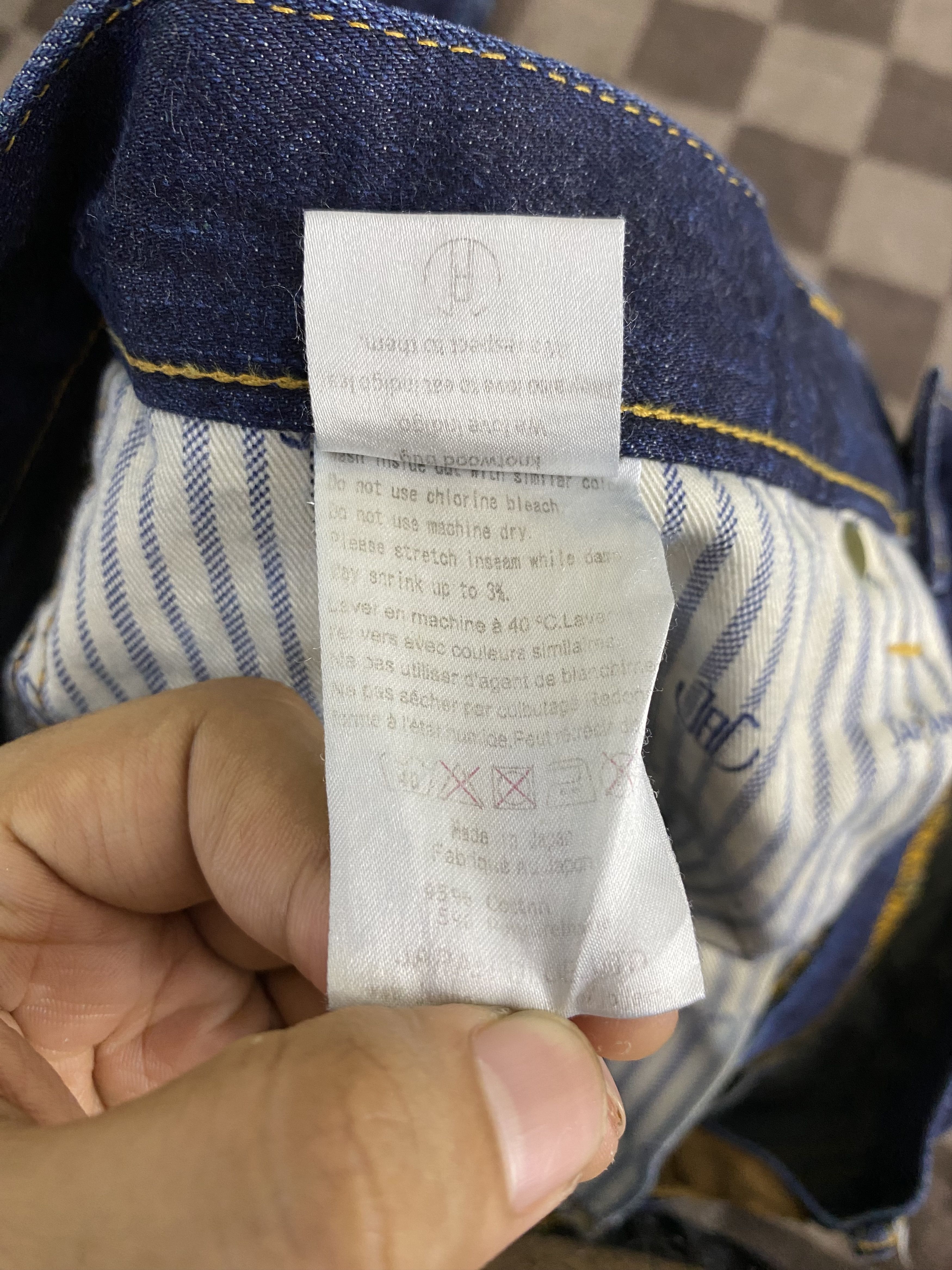 Japan Blue Jeans Japan Blue Jeans Lot. JB2100 Indigo Distress Denim Jean Size US 34 / EU 50 - 20 Thumbnail