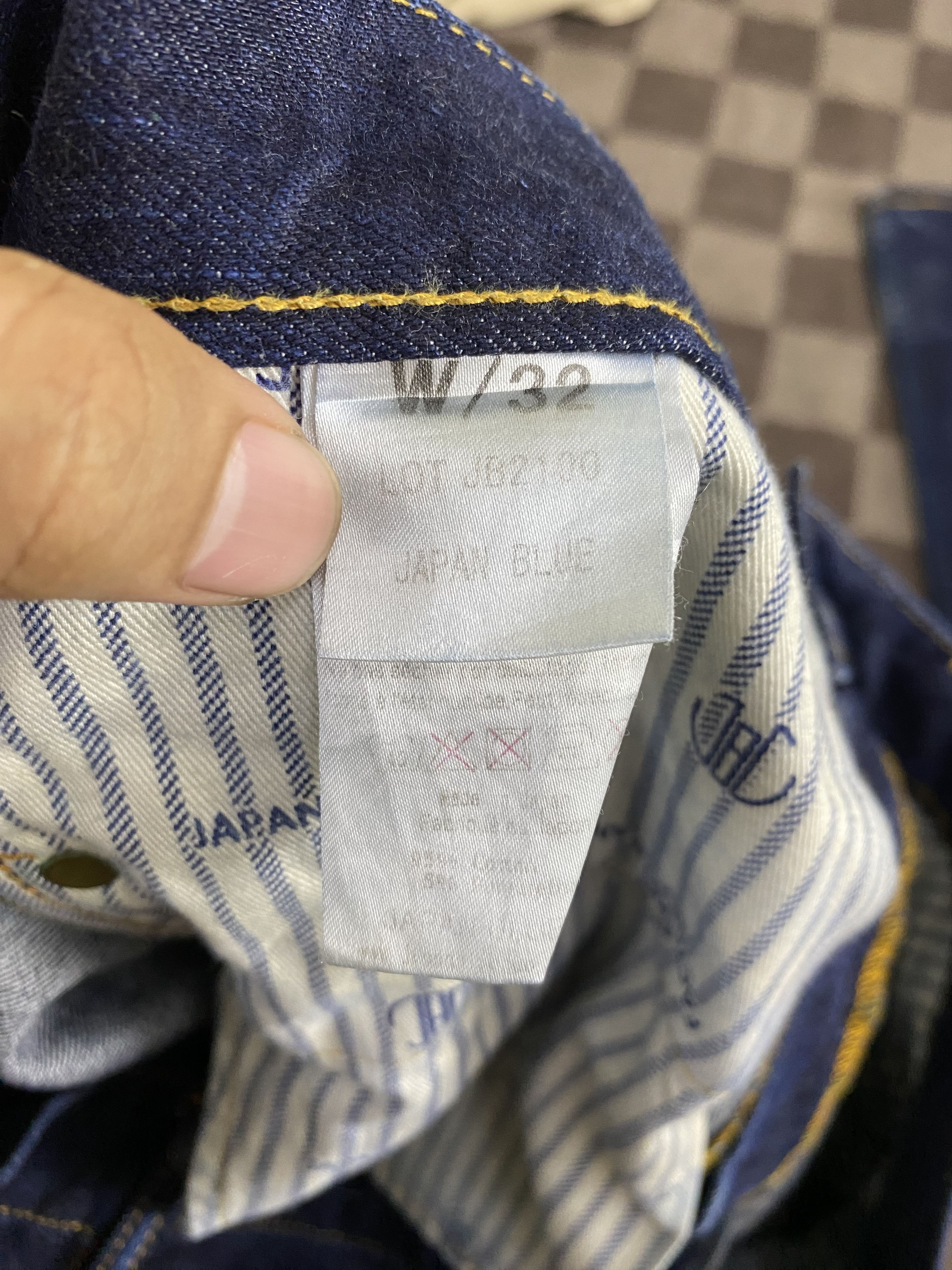 Japan Blue Jeans Japan Blue Jeans Lot. JB2100 Indigo Distress Denim Jean Size US 34 / EU 50 - 19 Thumbnail