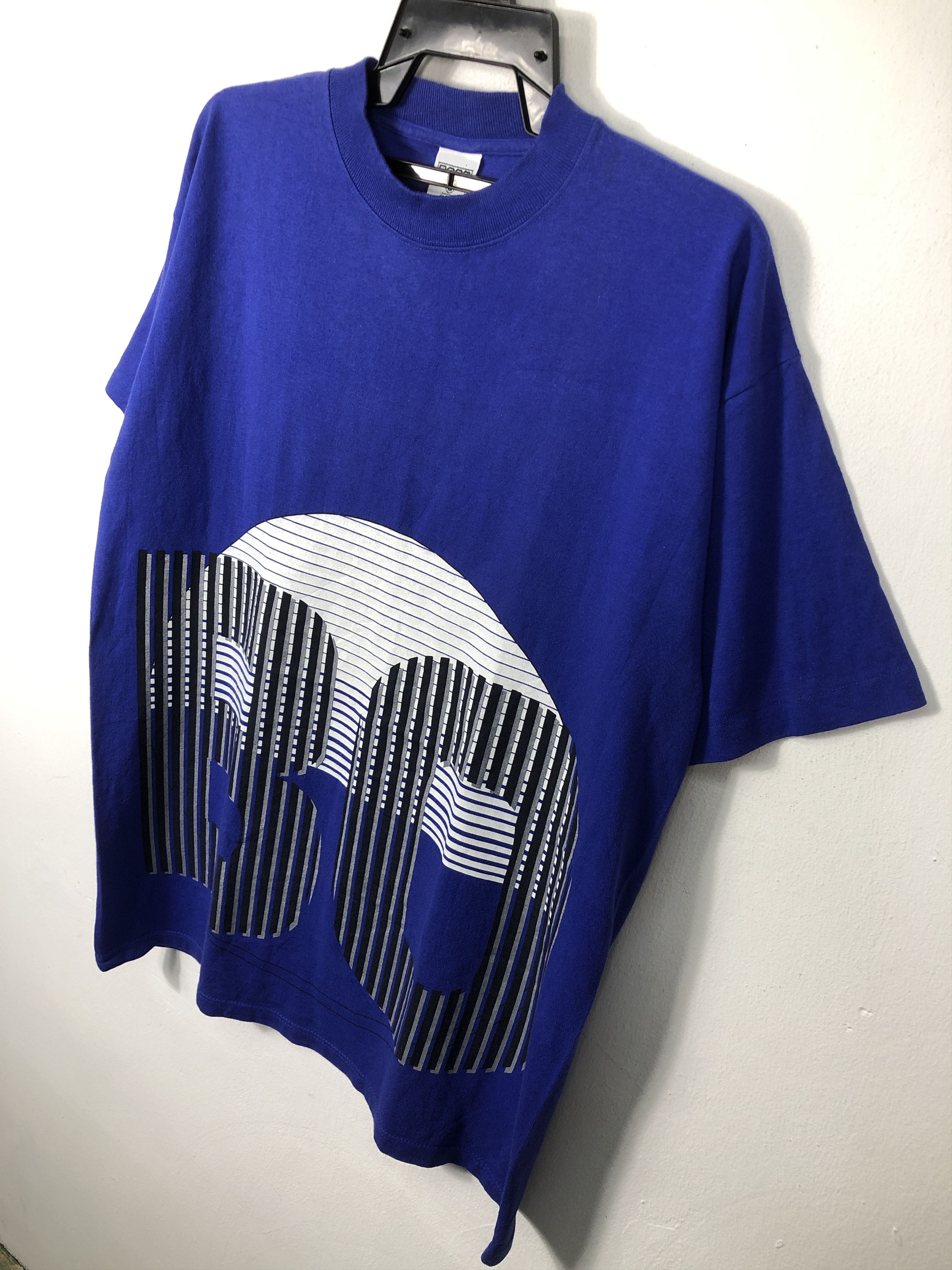 Vintage Vintage 90's BOSS Overprint T-Shirt Size US L / EU 52-54 / 3 - 3 Thumbnail