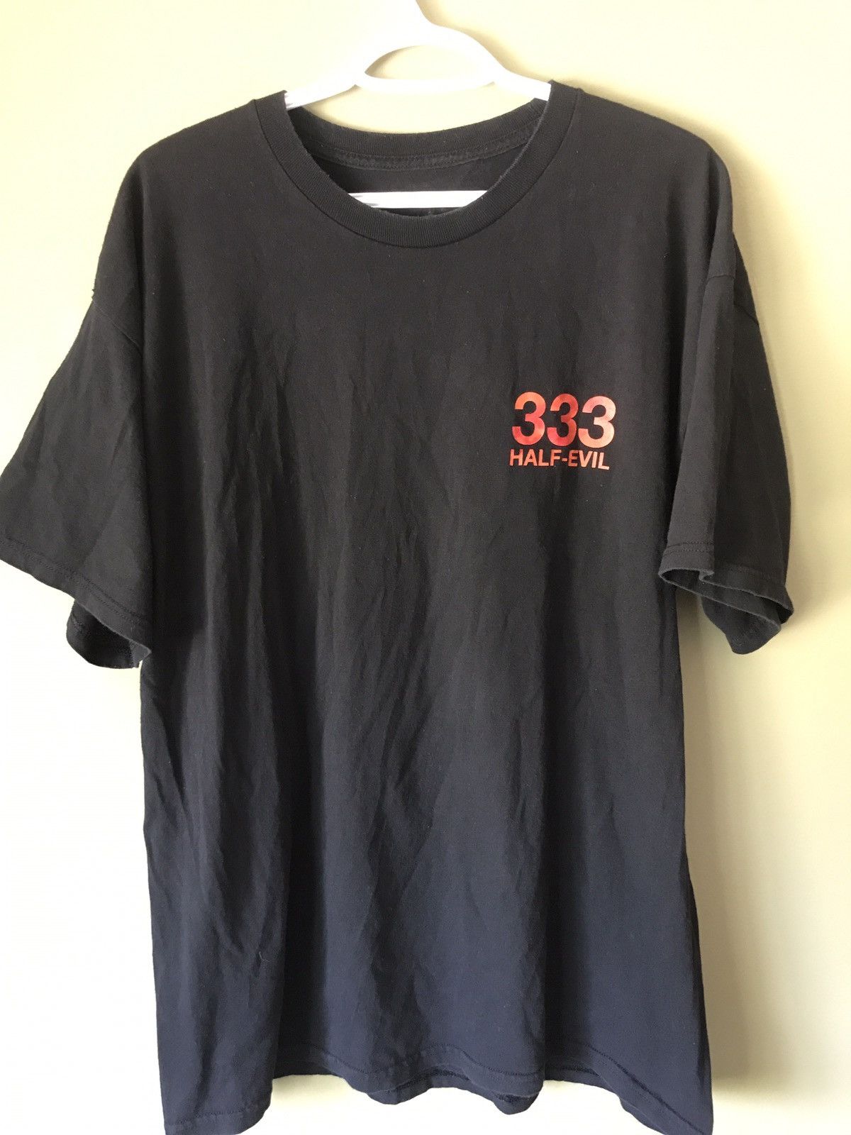 Half Evil Half Evil 333 Logo T Shirt 