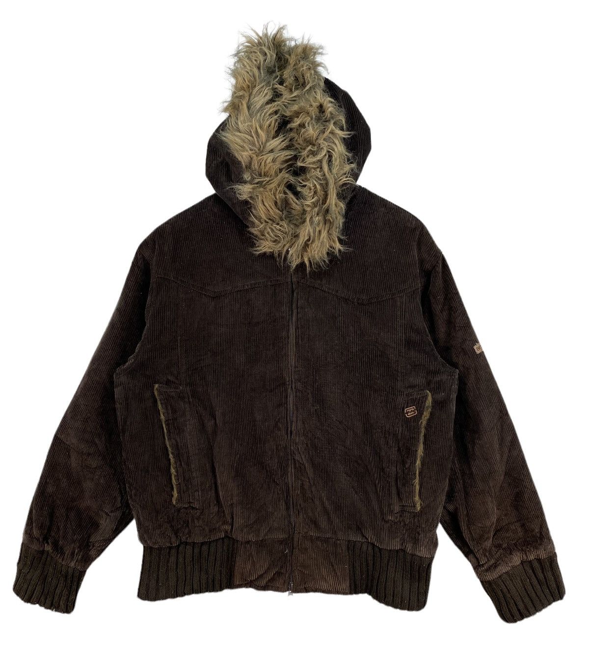 Billabong Vintage Billabong Heavy Jacket Fur Lining Size US M / EU 48-50 / 2 - 1 Thumbnail