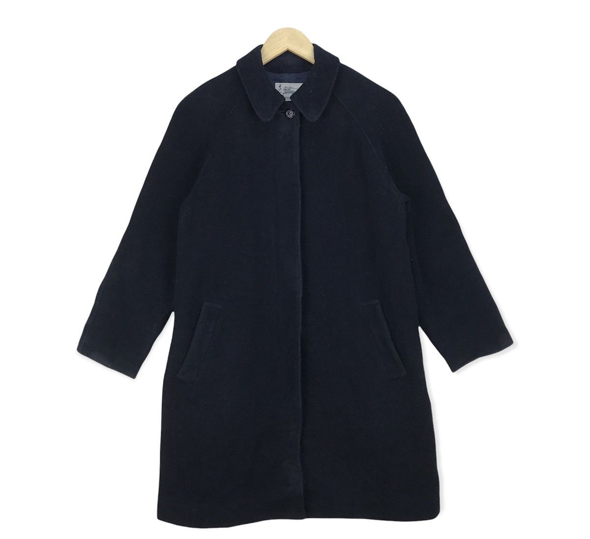 Burberry Vintage Burberry Wool Long Jacket Size US S / EU 44-46 / 1 - 1 Thumbnail