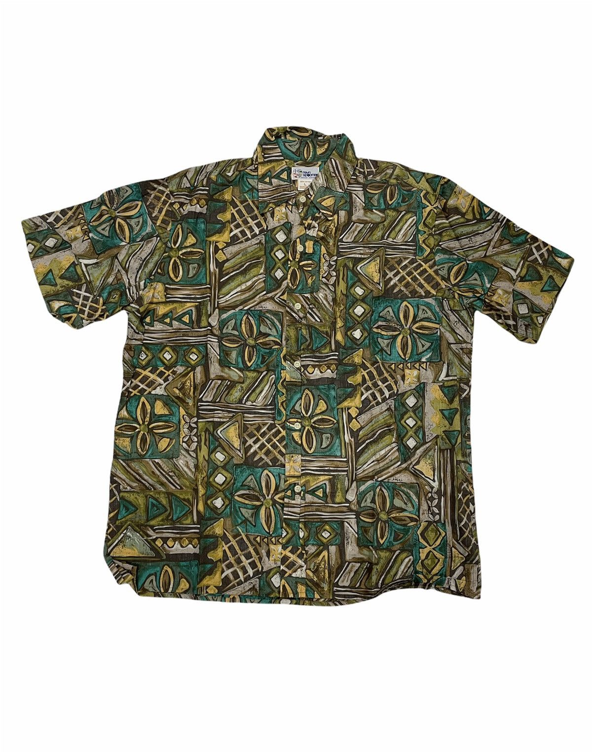 Reyn Spooner Vintage 90’s Reyn Spooner Hawaiian Button down Floral motive Size US L / EU 52-54 / 3 - 1 Thumbnail