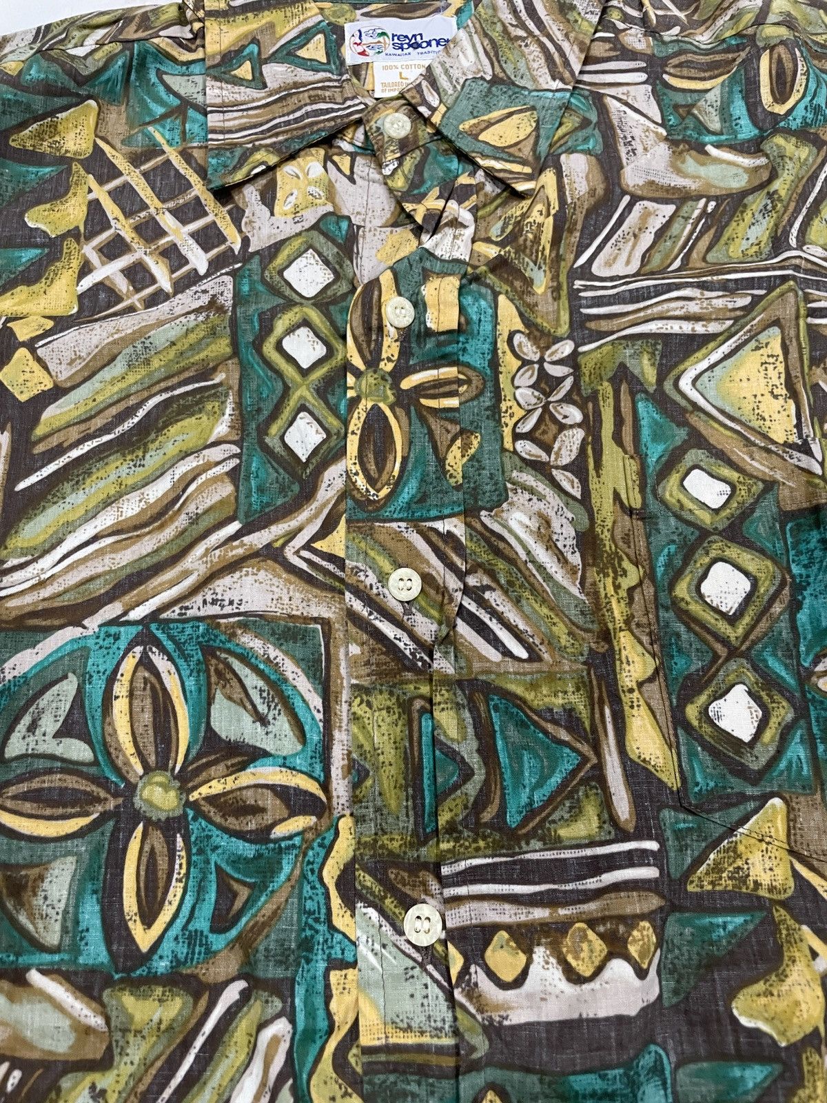 Reyn Spooner Vintage 90’s Reyn Spooner Hawaiian Button down Floral motive Size US L / EU 52-54 / 3 - 6 Thumbnail