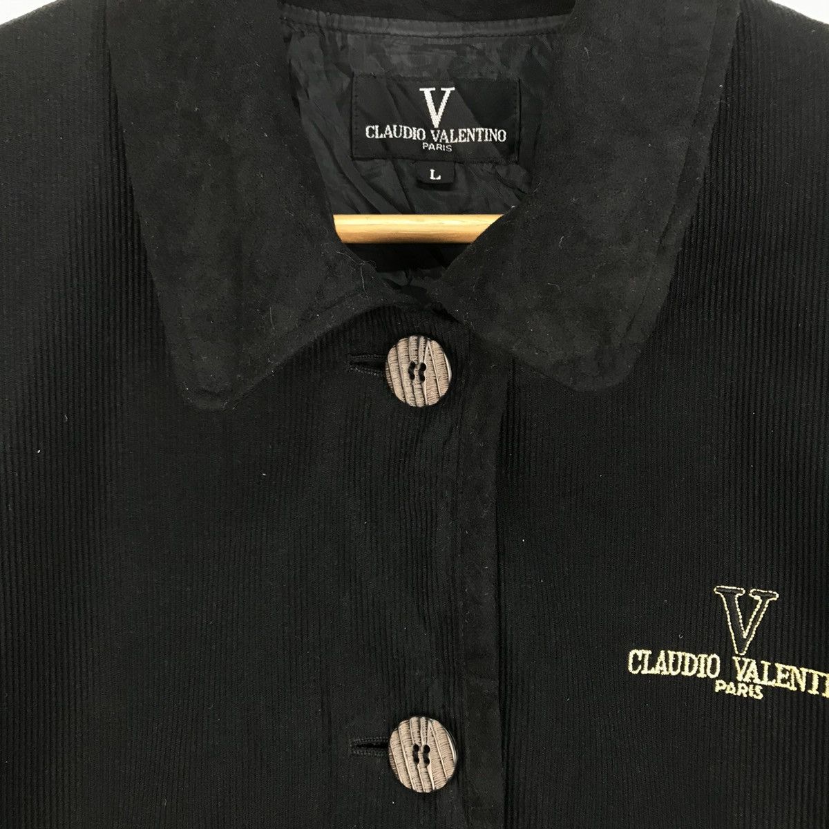 Vintage Vintage Claudio Valentino Corduroy Jacket Size US L / EU 52-54 / 3 - 6 Thumbnail